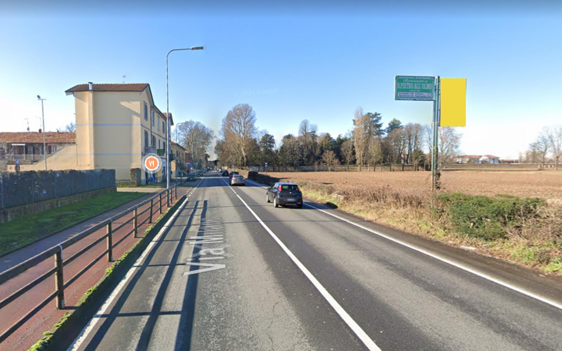 Impianto CARTELLONISTICA a Cornaredo, in zona Opificio del Gusto