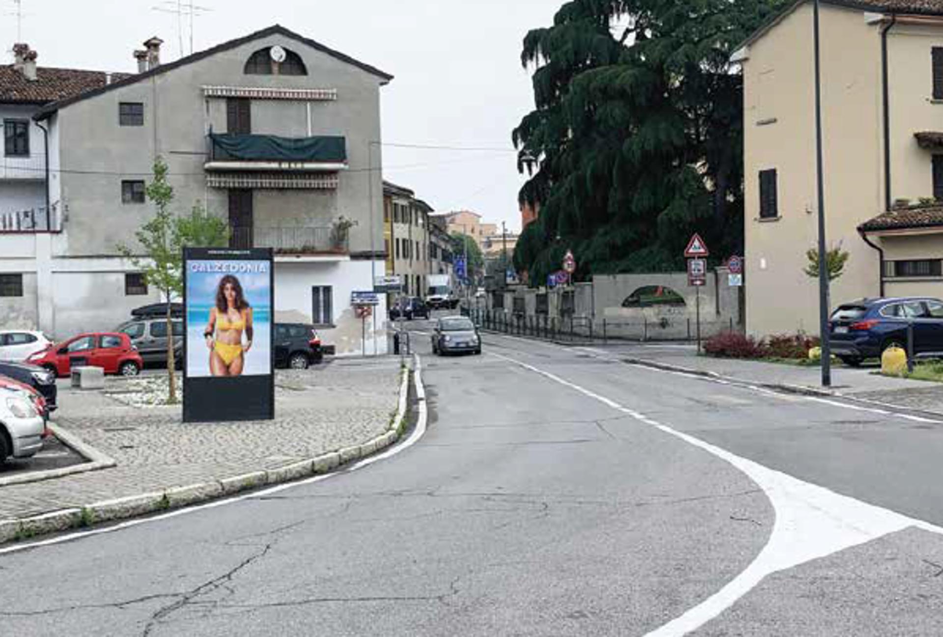 Impianto TOTEM a Cremona, in zona Osteria Degli Archi