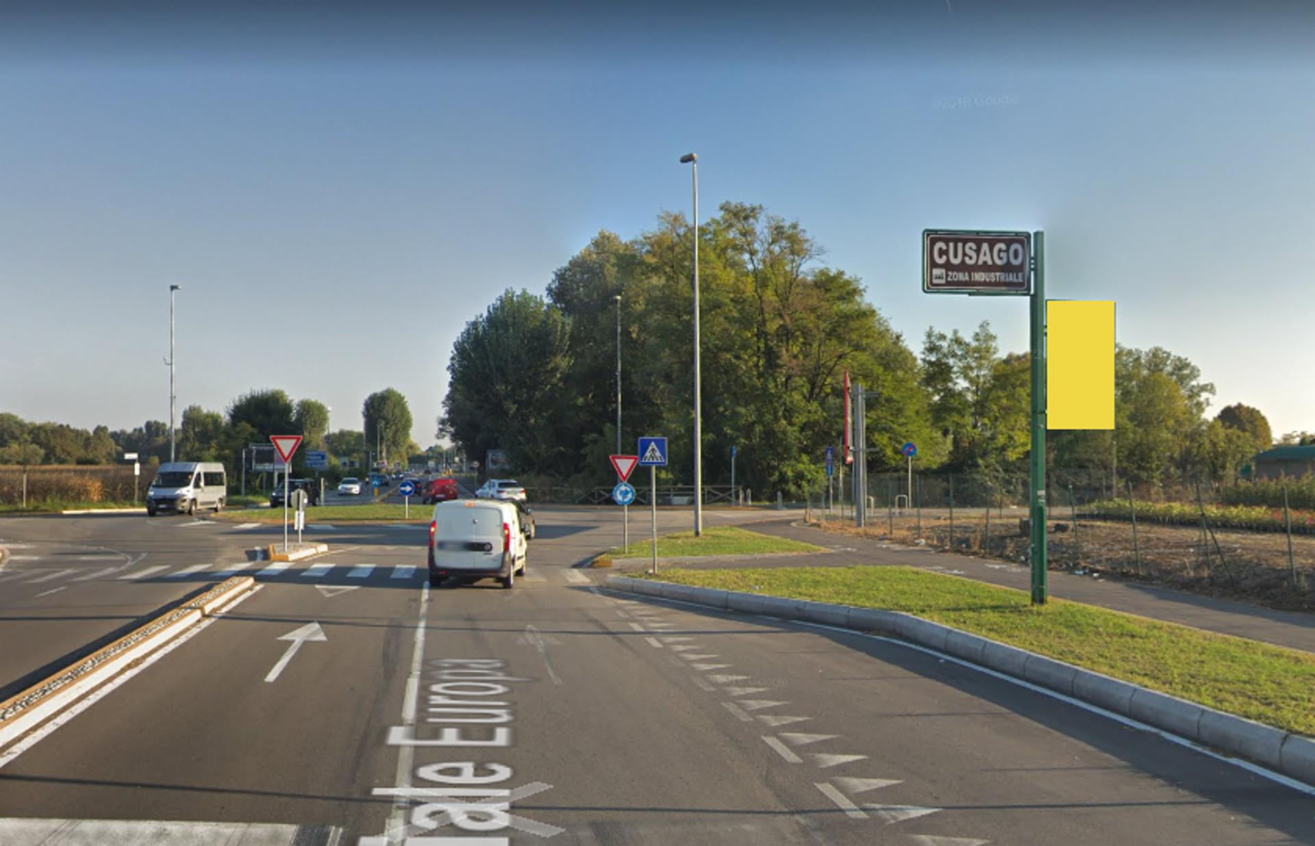 Impianto CARTELLONISTICA a Cusago, in zona Tigros