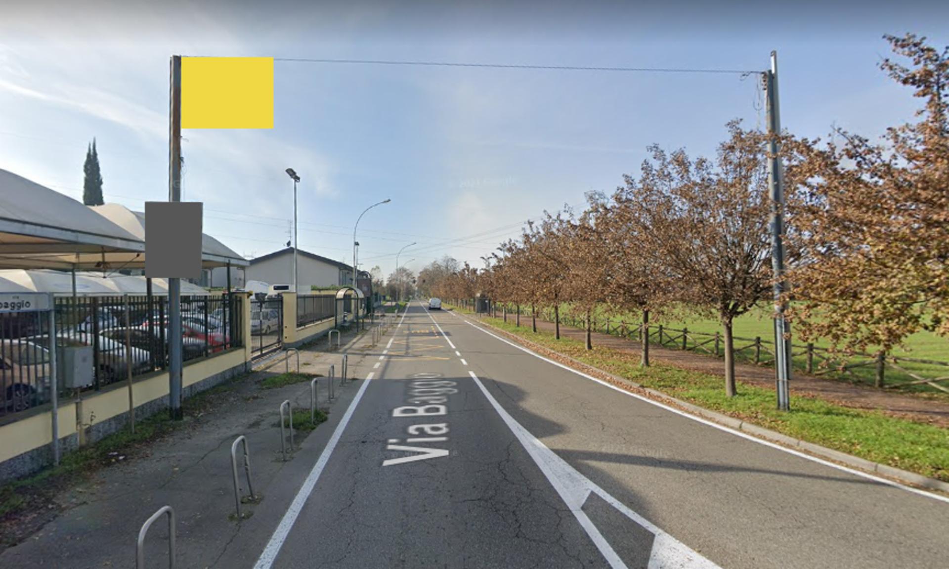 Impianto STRISCIONE a Cusago, in zona Viridea Ristorantente