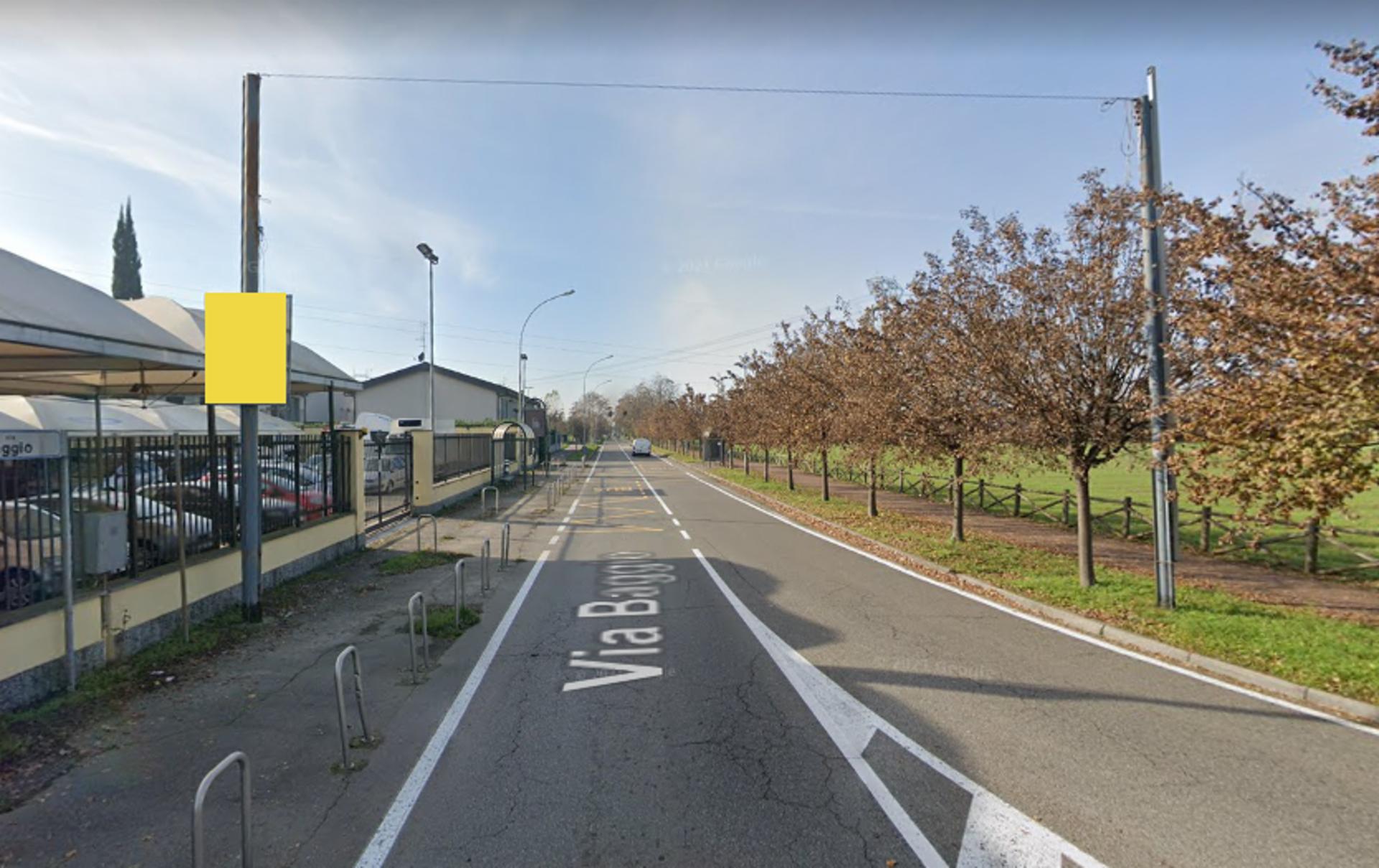 Impianto POLE MEDIA a Cusago, in zona Viridea Ristorantente