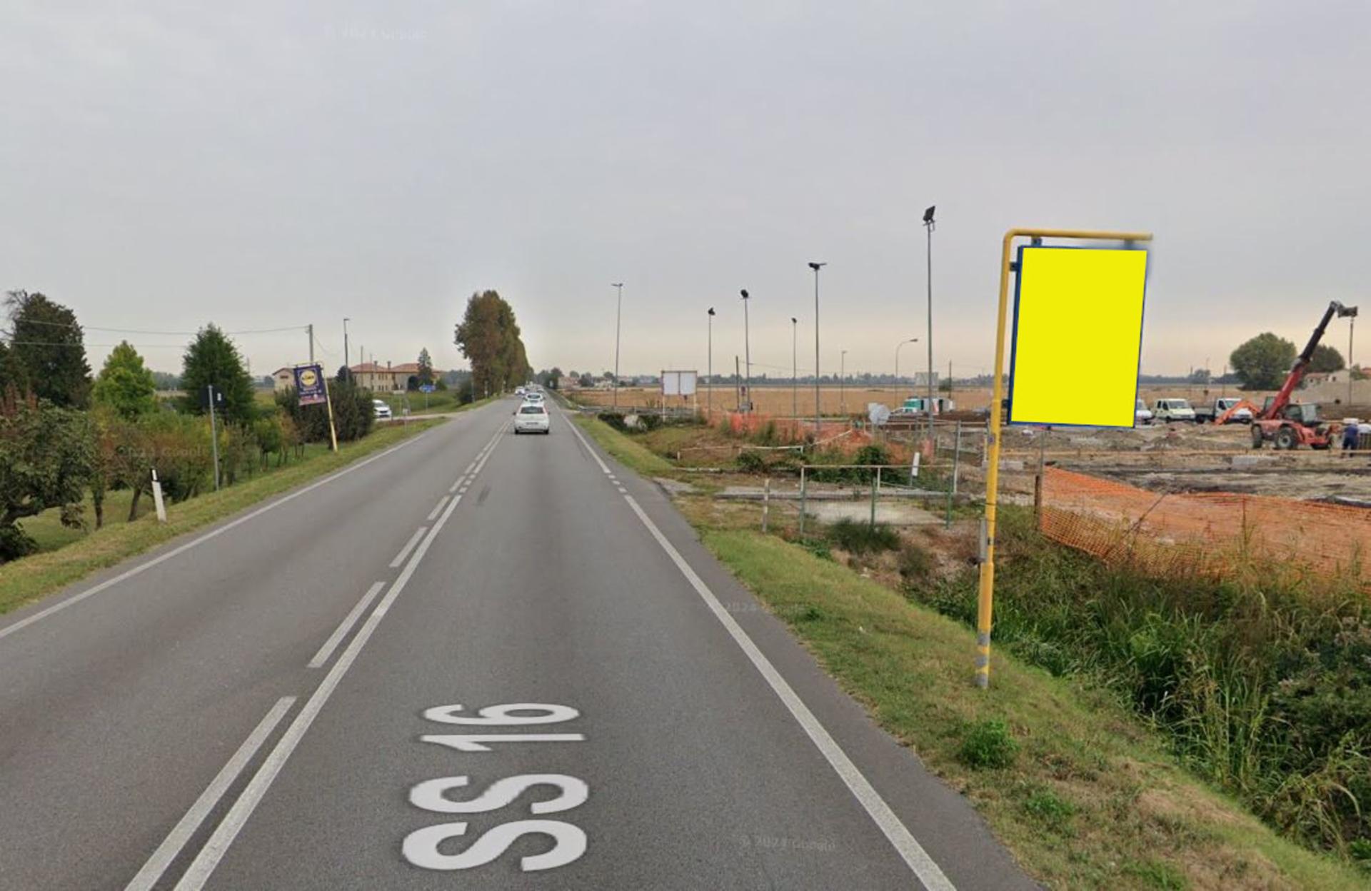 Impianto a STATALE NAZ. ADRIATICA LATO MASKO' 16 Km 49+260 SX  MASKO'  Arquà Polesine