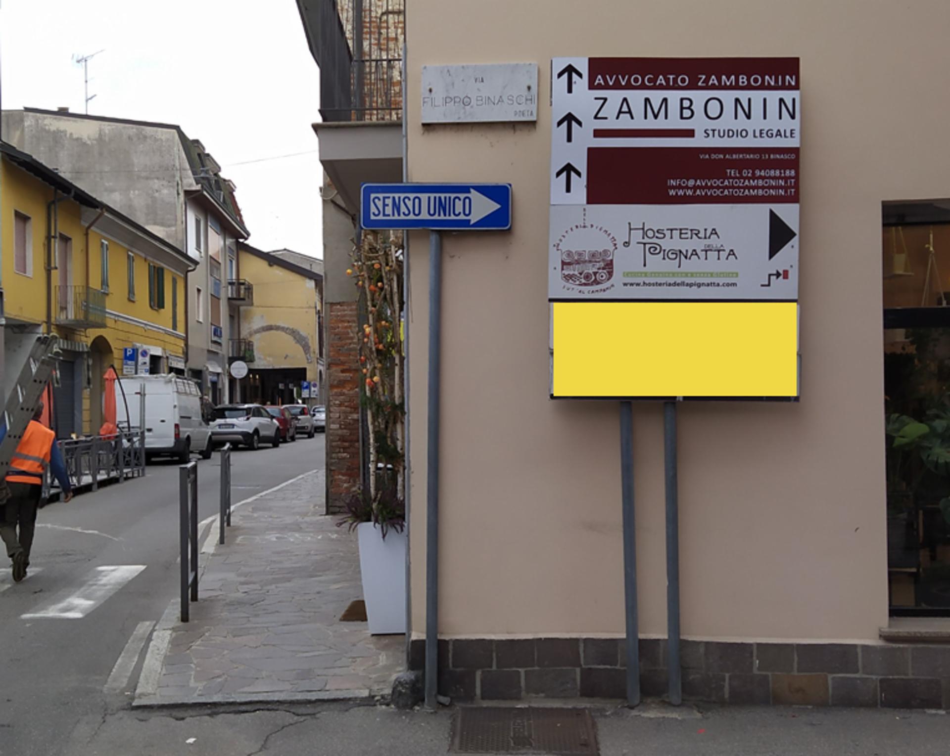Impianto a VIA Binaschi angolo via metteotti  Binasco