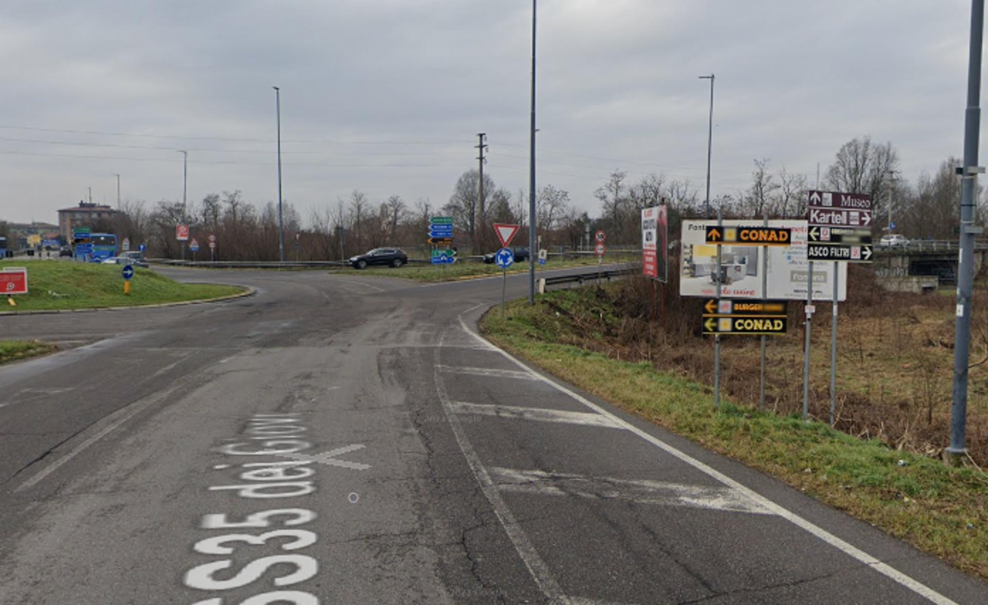 Impianto FRECCE / PREINSEGNE a Binasco, in zona McDonald's