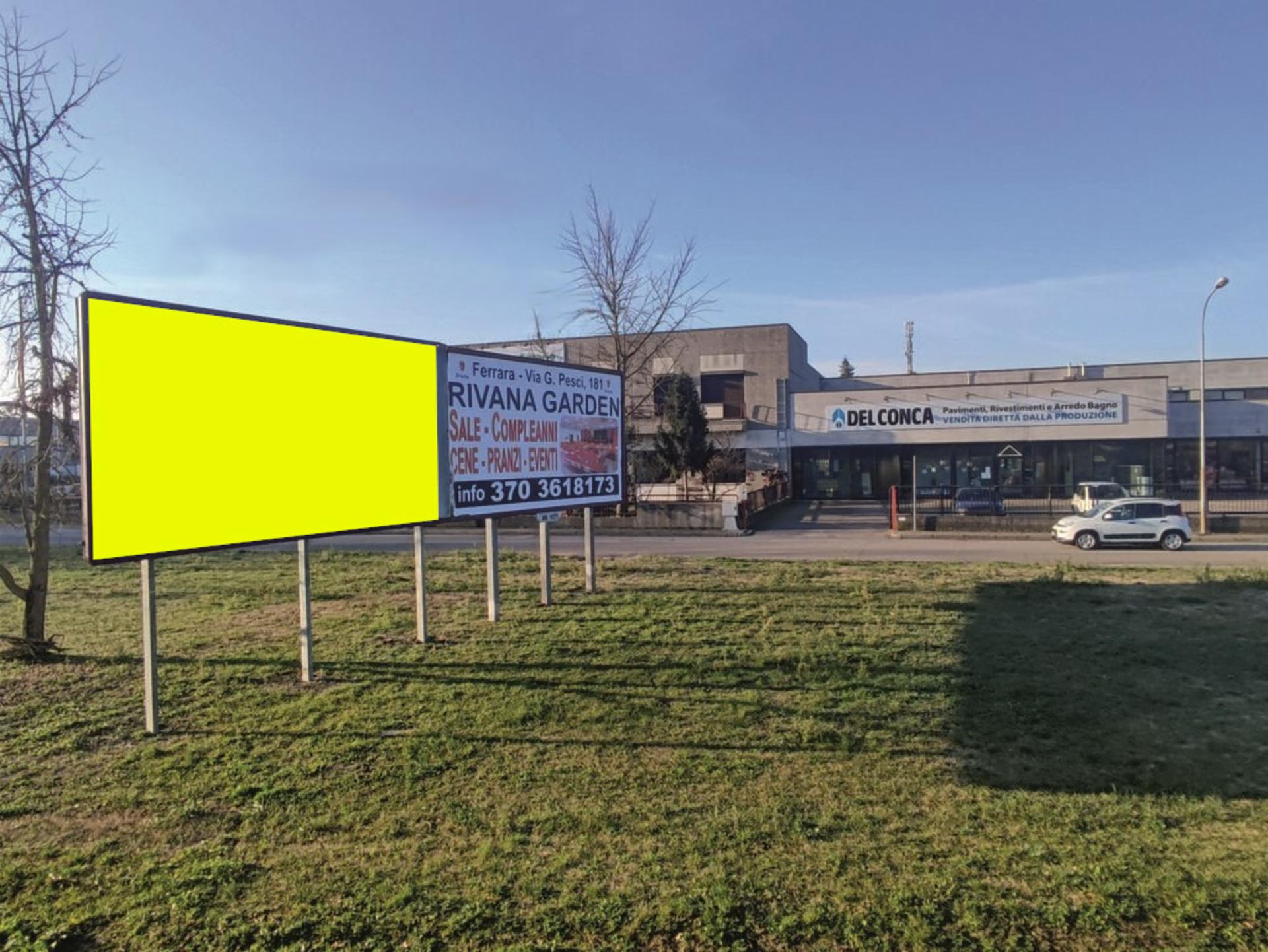 Impianto a COMUNALE VIA EVA E ADAMO  COMUNALE VIA EVA E ADAMO VISIBILE LATO RETRO  Ferrara