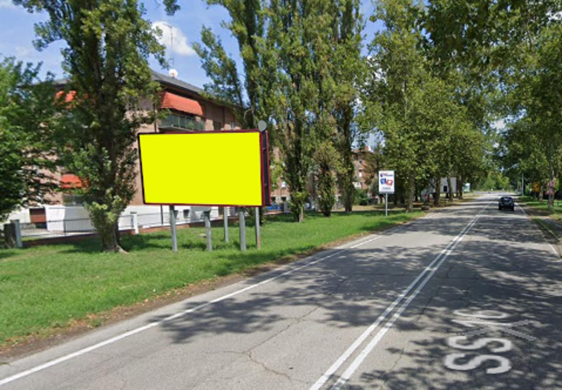 Impianto a VIA PADOVA  Km 74+109 DX  VIA PADOVA TRA PALI LUCE N. 20 E N. 21  Ferrara
