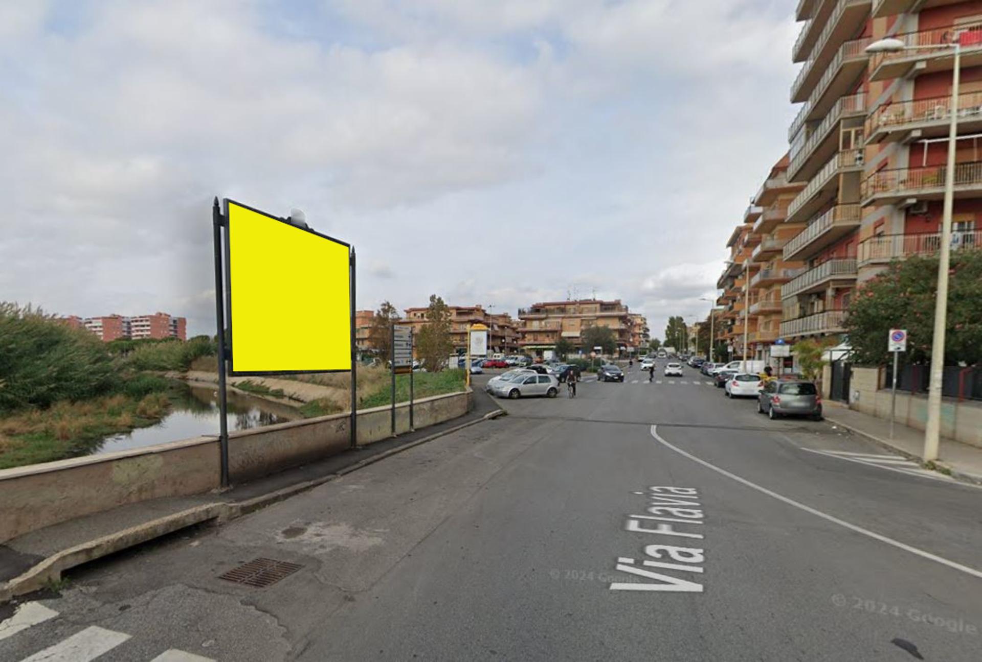 Impianto POSTER a Ladispoli, in zona Pizza a Spicchi