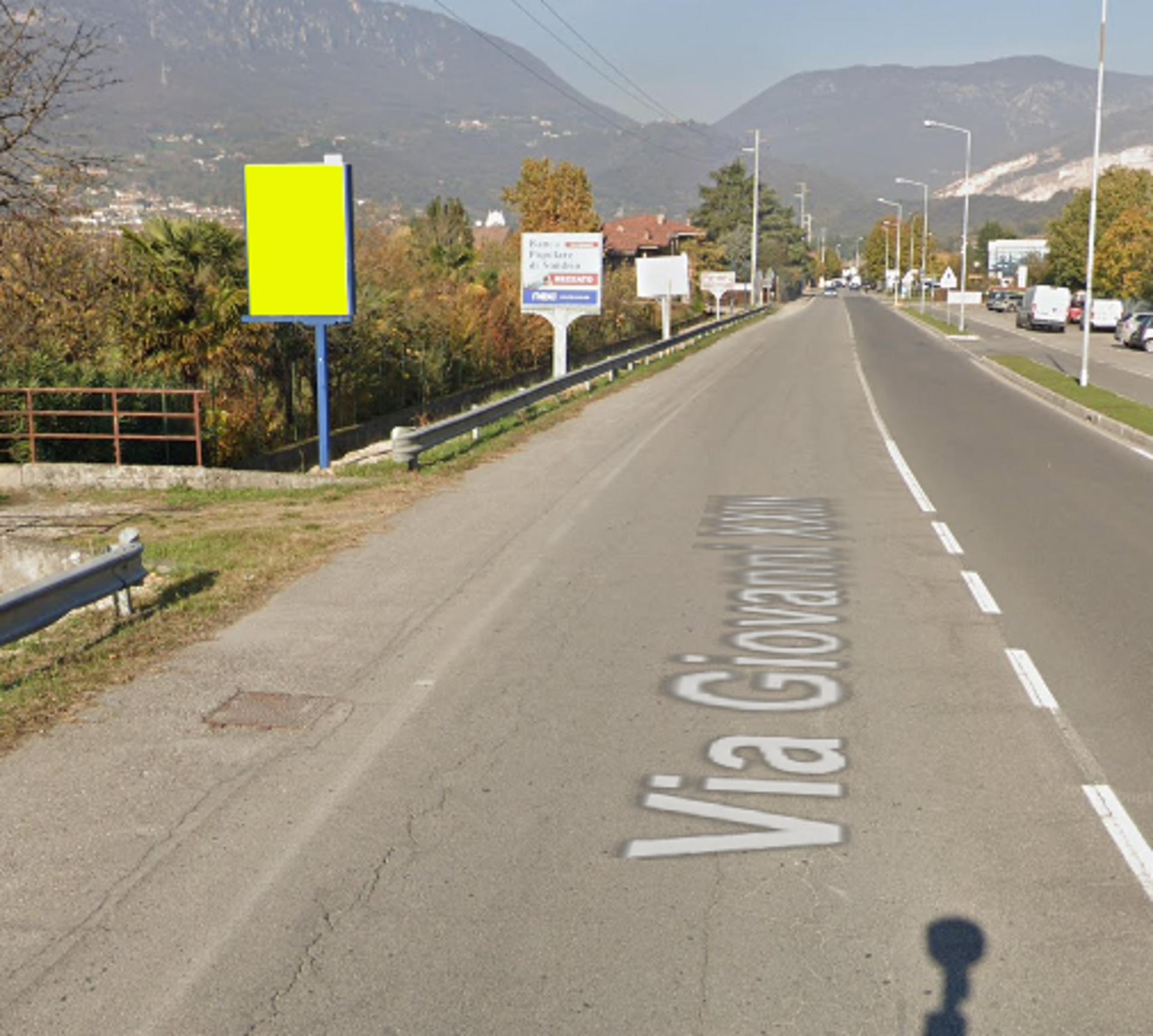 Impianto CARTELLONISTICA a Botticino, in zona Trattoria Casanuova