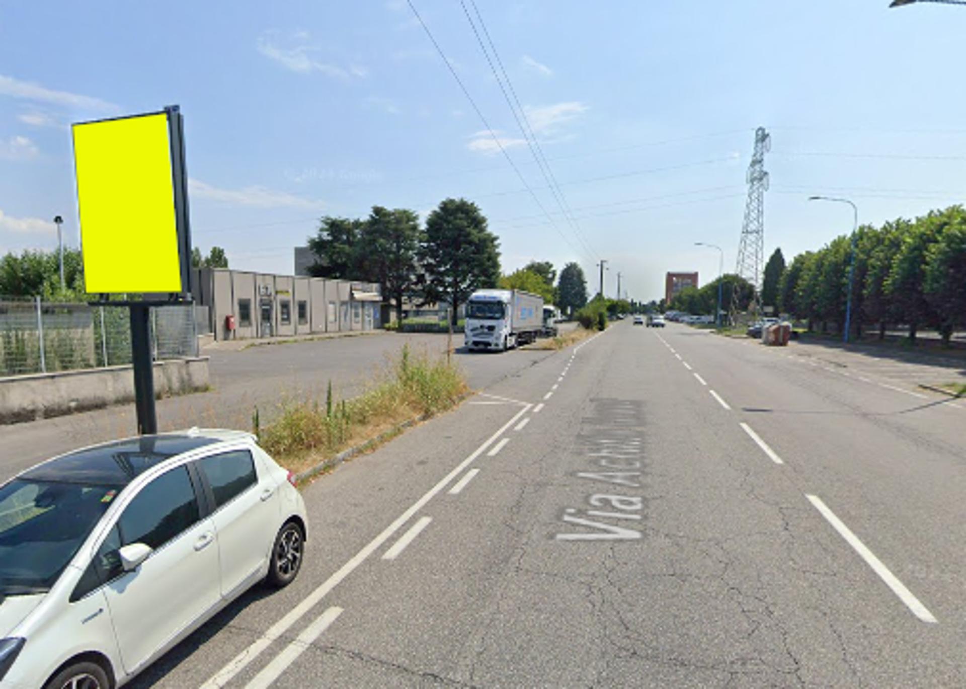 Impianto CARTELLONISTICA a Brescia, in zona Via Grandi fr. n 2