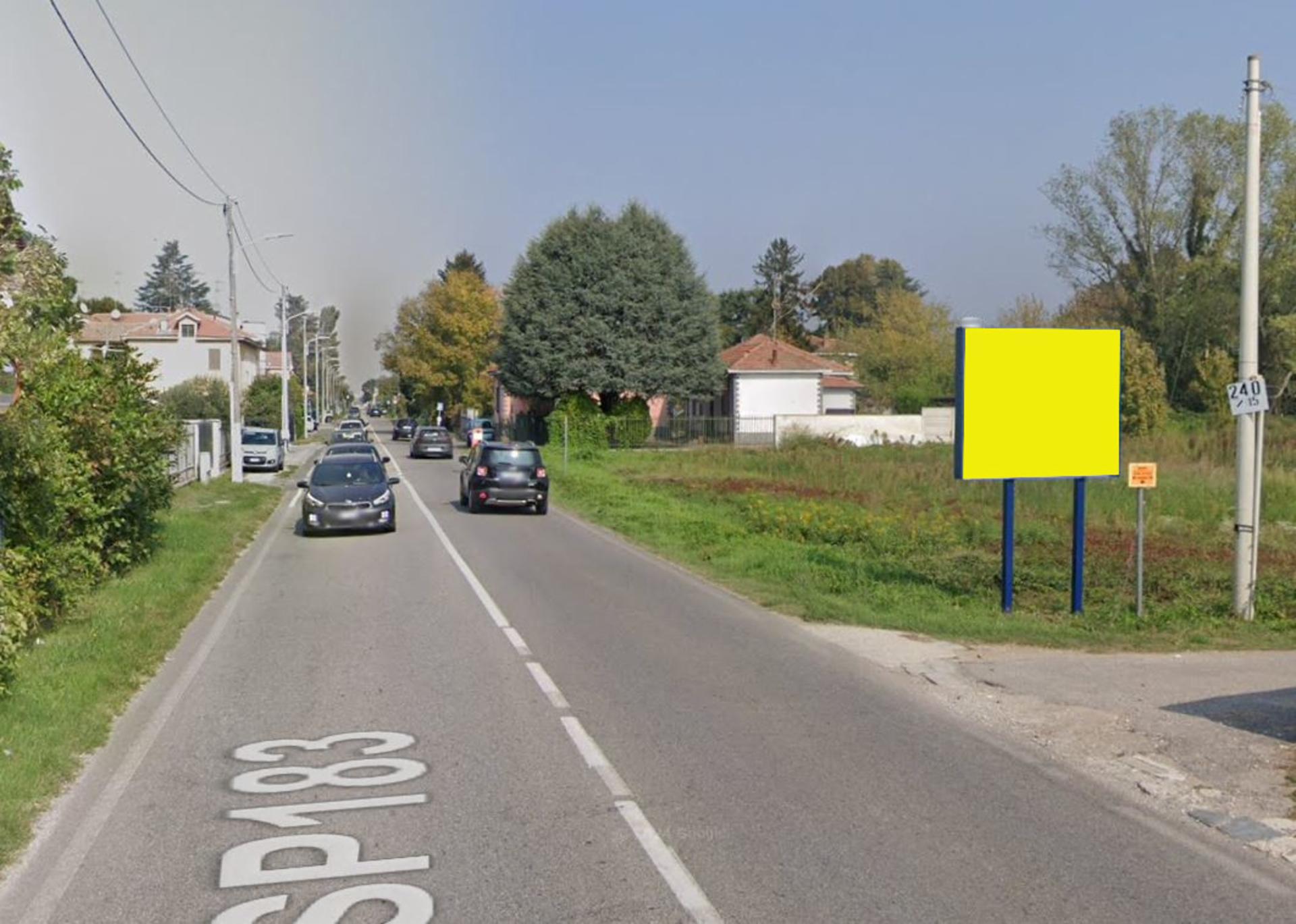 Impianto CARTELLONISTICA a Vigevano, in zona Taormina