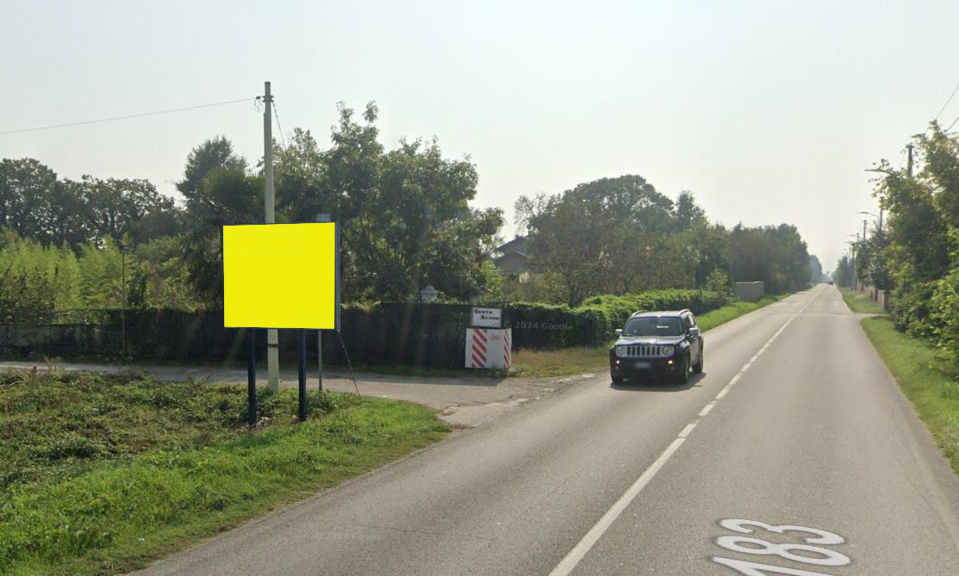 Impianto CARTELLONISTICA a Vigevano, in zona Taormina