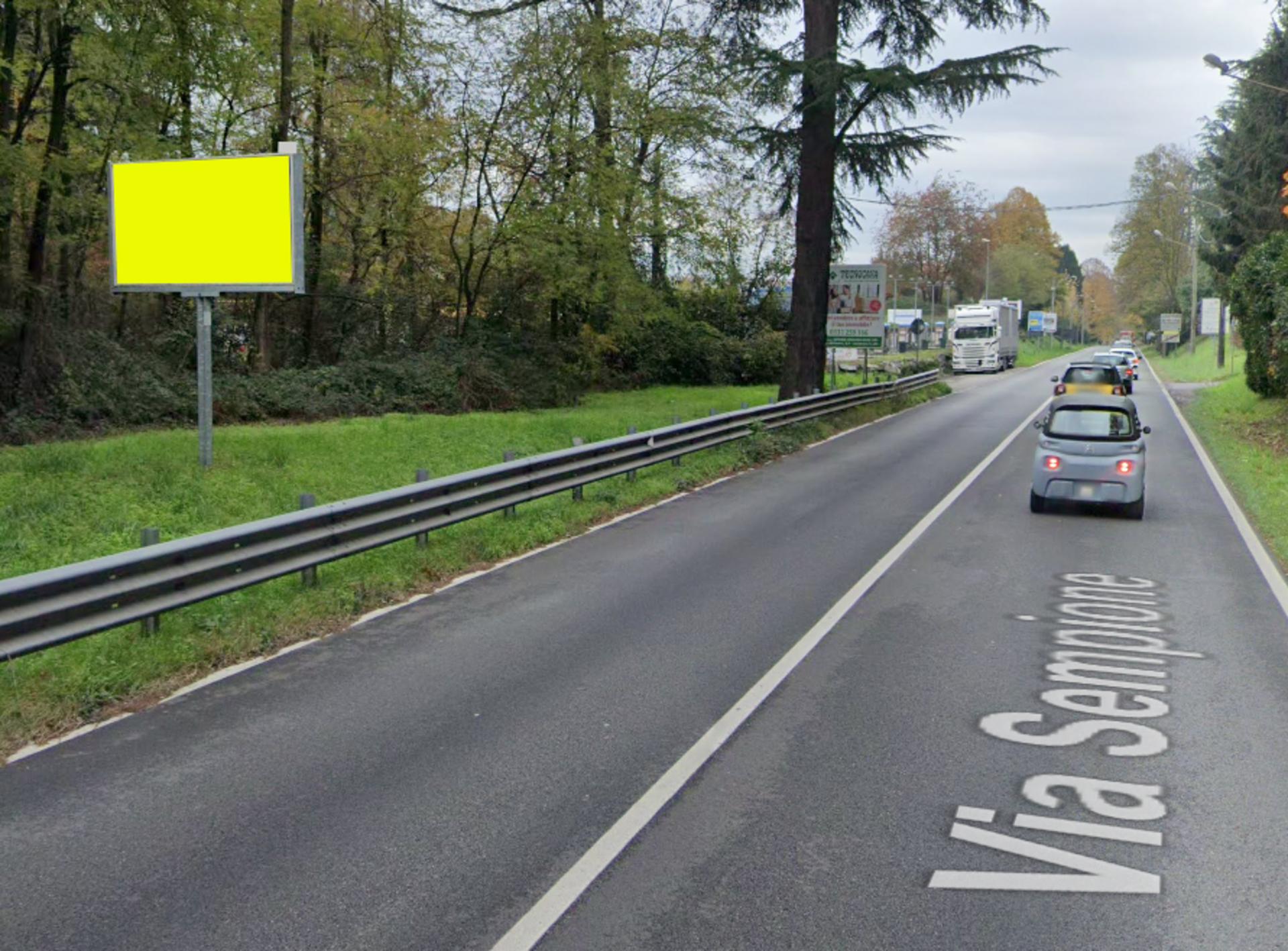 Impianto CARTELLONISTICA a Arsago Seprio, in zona Visco Gilardi