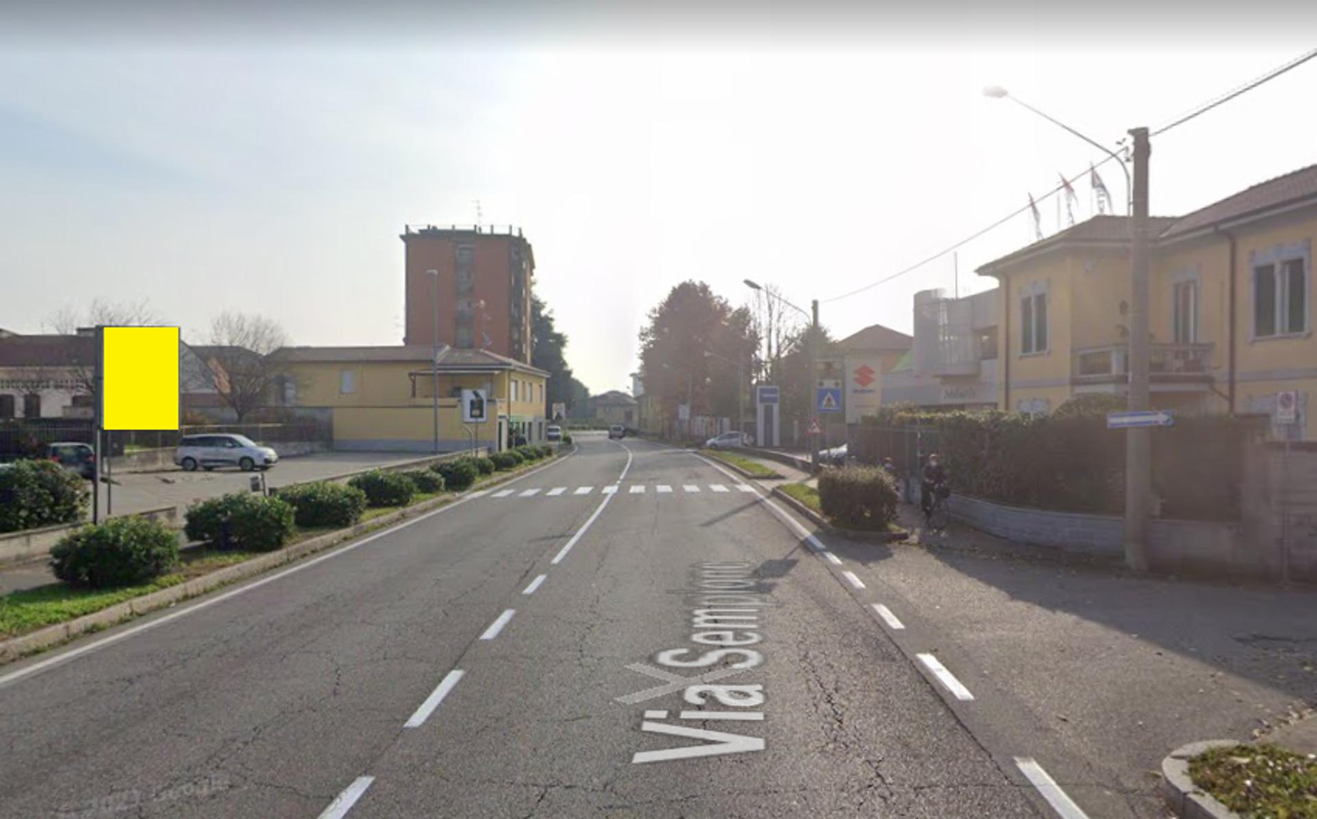Impianto CARTELLONISTICA a San Vittore Olona, in zona The Birra