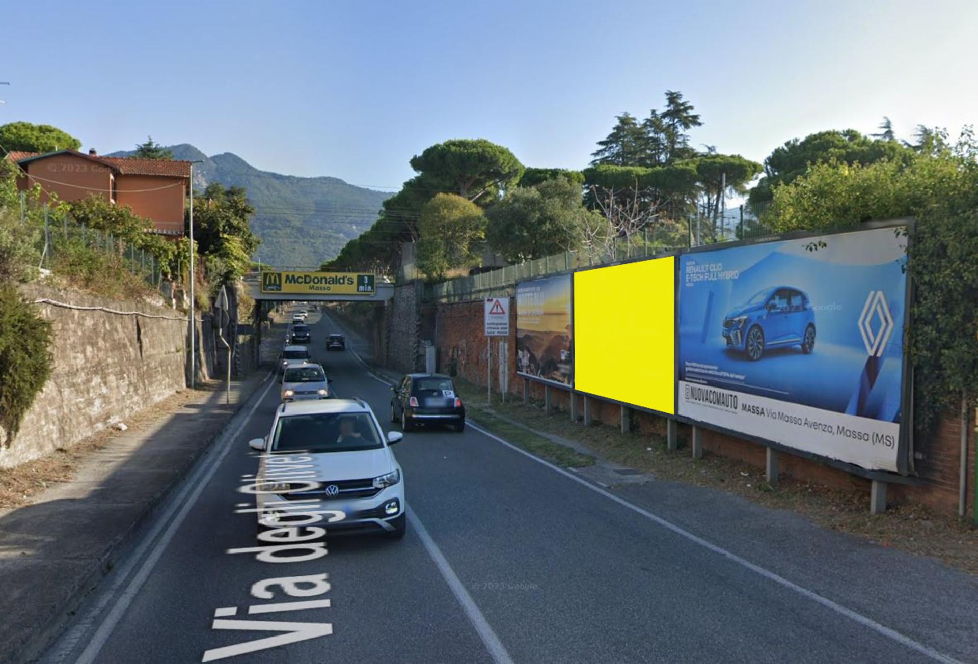 Impianto a VIA OLIVETI DEGLI 2' IMPIANTO SENSO DI MARCIA  Massa