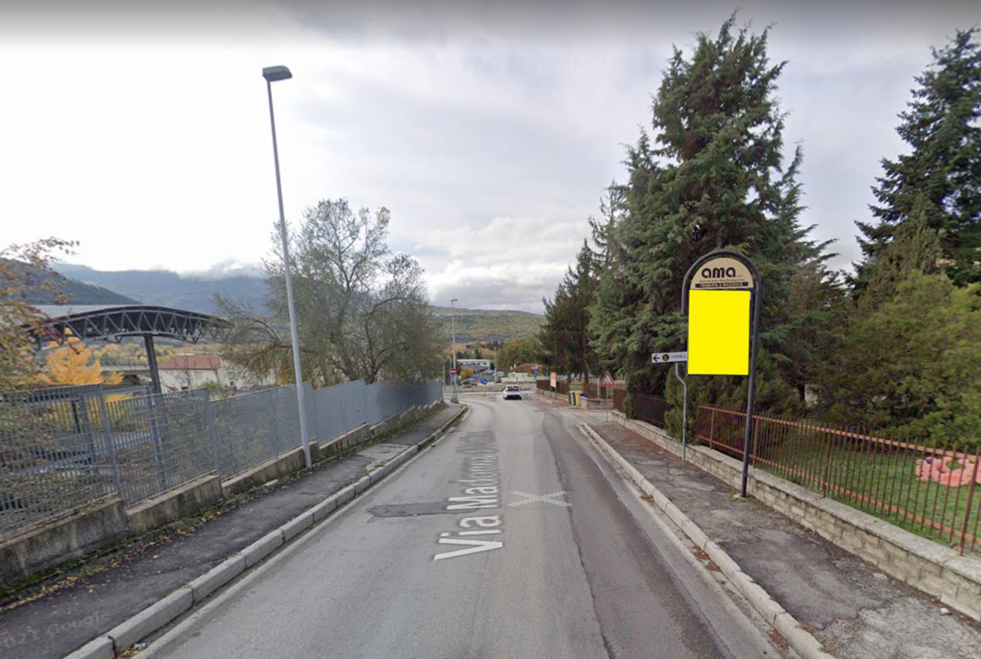 Impianto PALINA a L'Aquila, in zona Ristorante Pizzeria Vesuvio