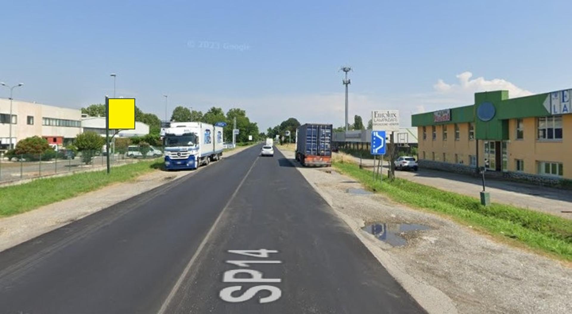 Impianto CARTELLONISTICA a Liscate, in zona Parco Largo Bersaglieri D'Italia