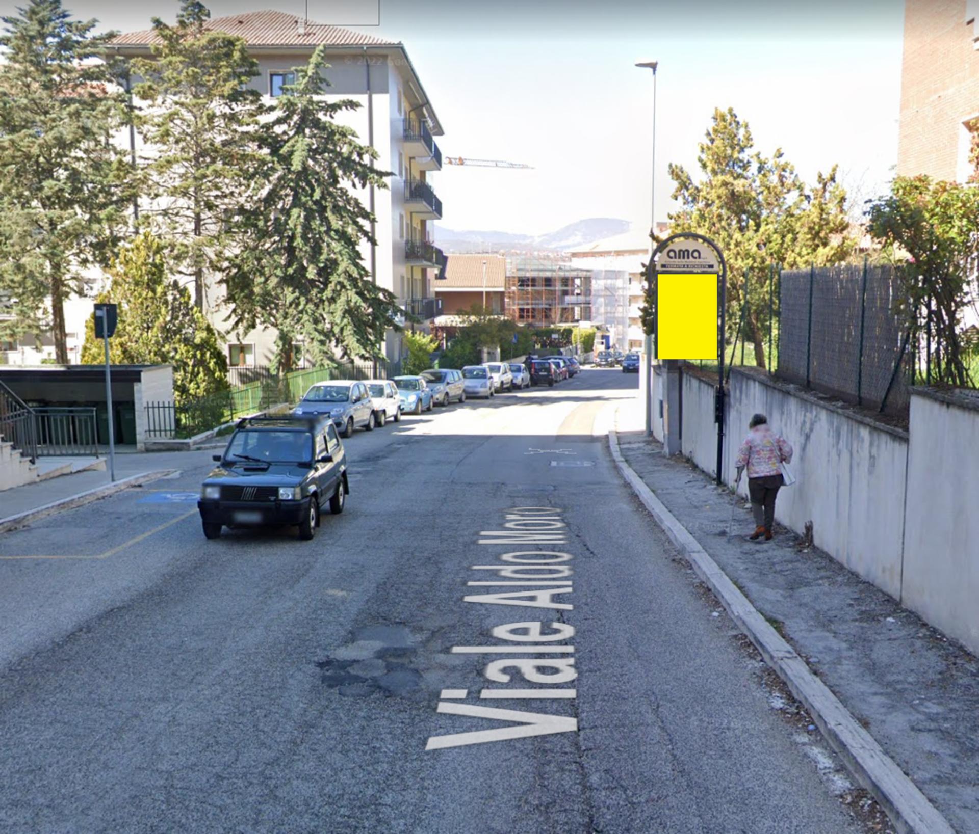 Impianto PALINA a L'Aquila, in zona Galleria Commerciale Vicentini