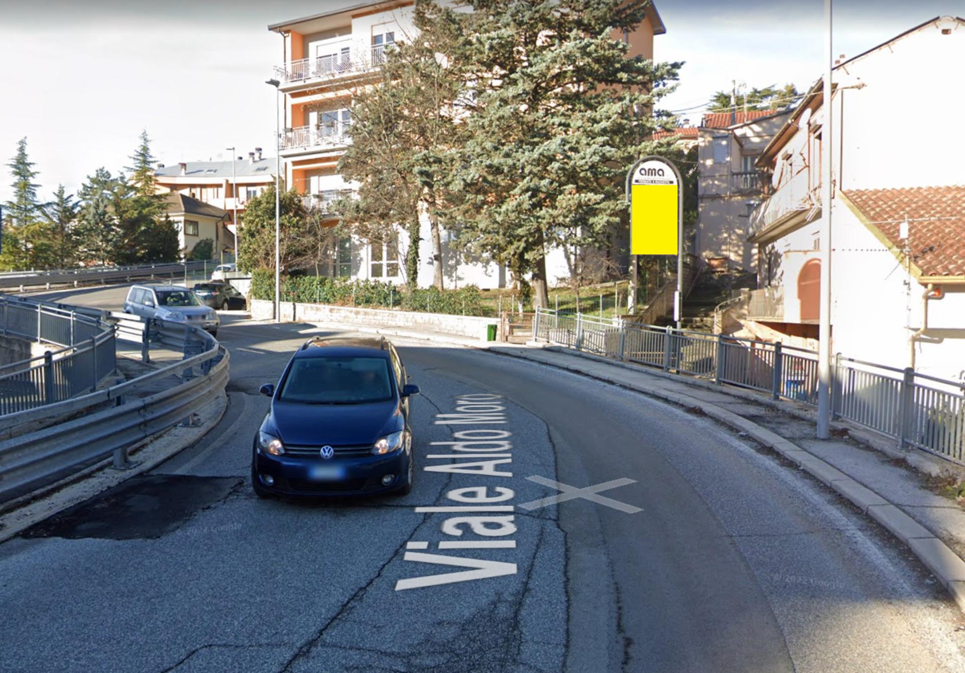 Impianto PALINA a L'Aquila, in zona Fucsia Caffé