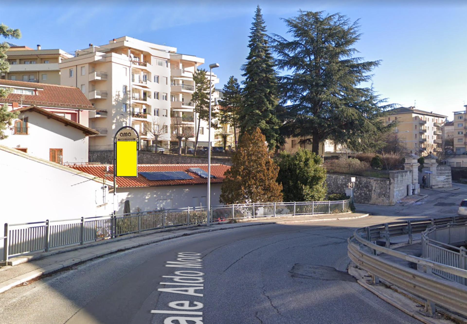 Impianto PALINA a L'Aquila, in zona Fucsia Caffé