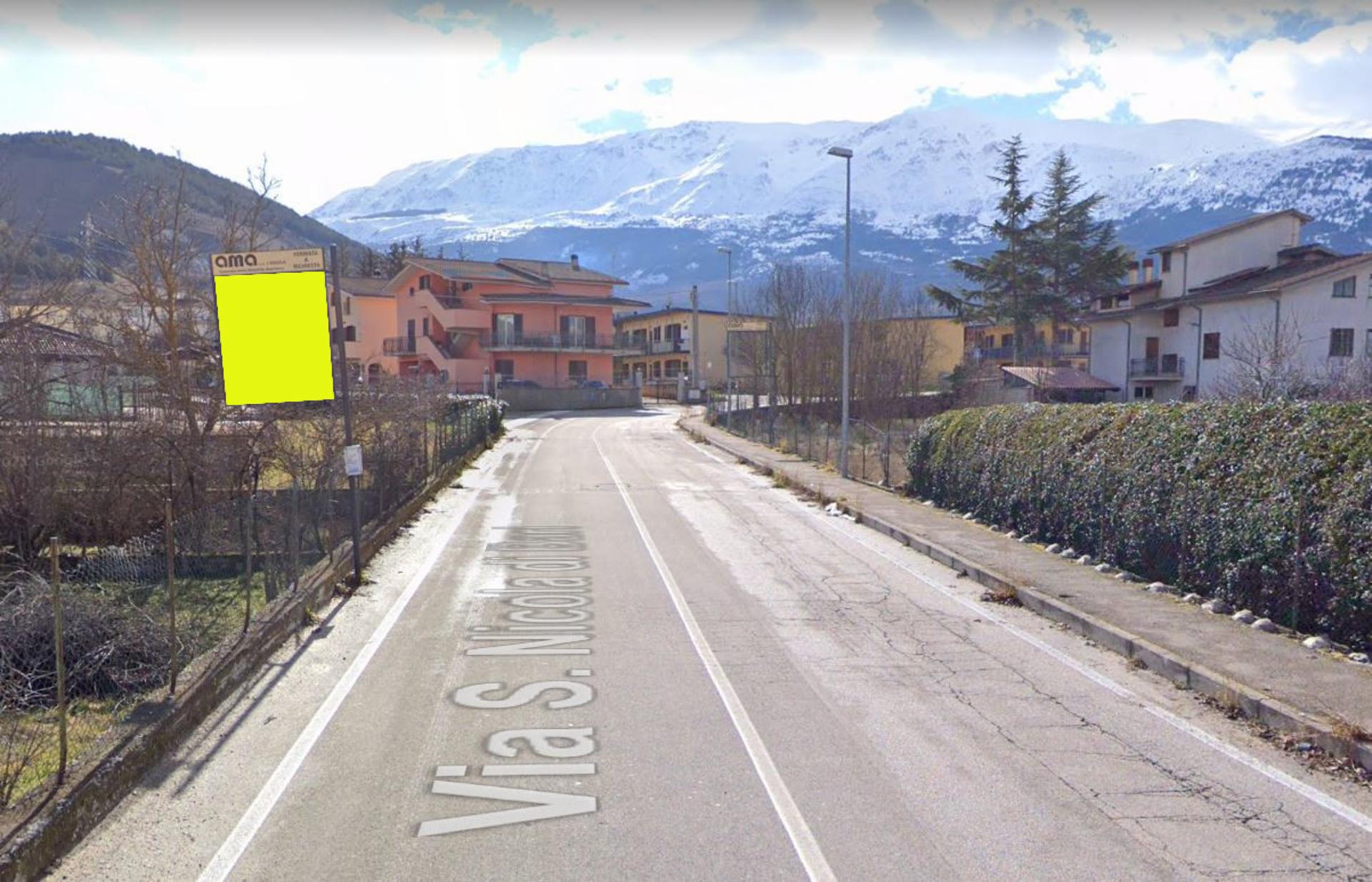 Impianto PALINA a L'Aquila, in zona S. Nicola di Bari Temporanea