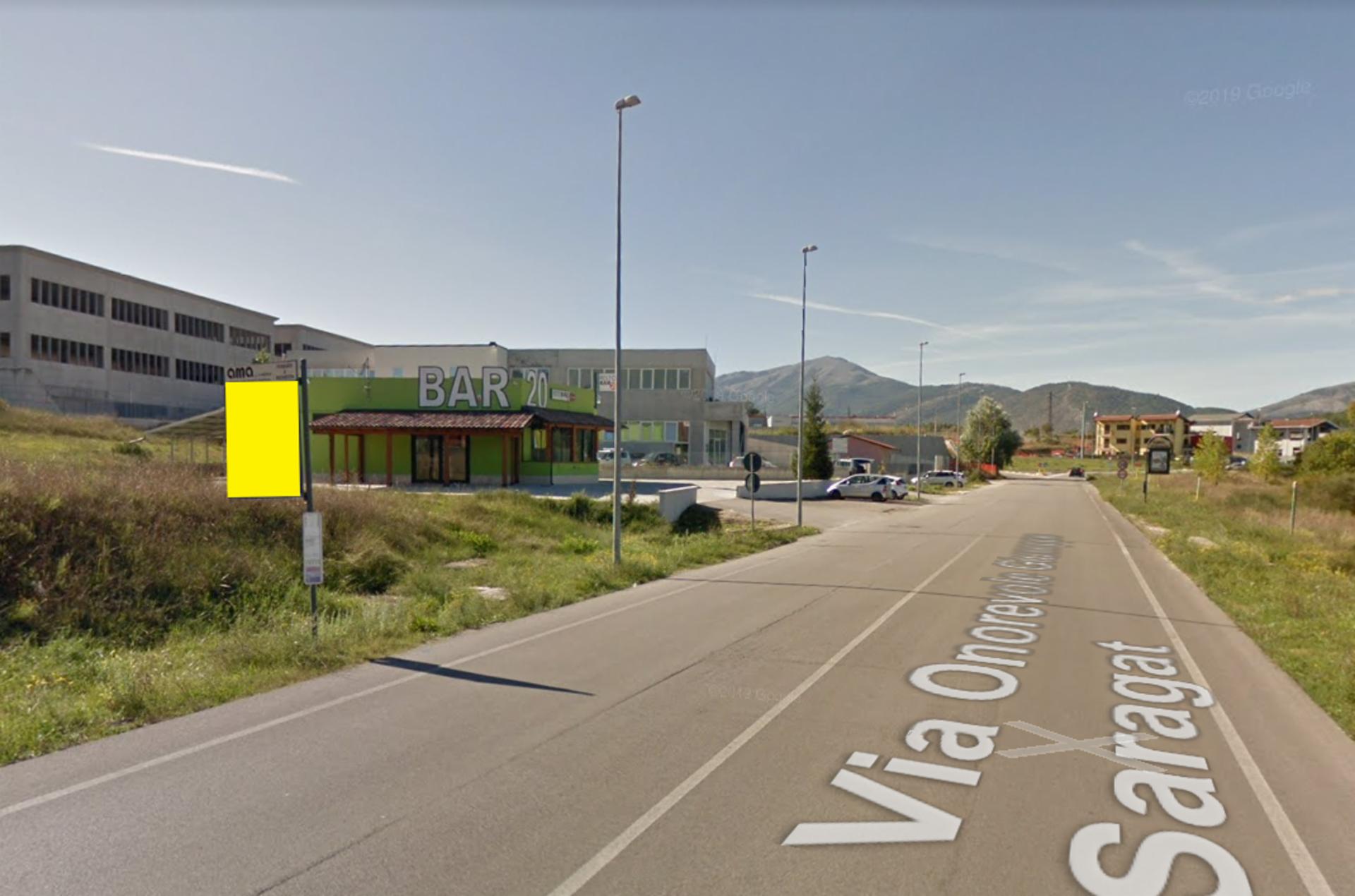 Impianto PALINA a L'Aquila, in zona Hair revolution