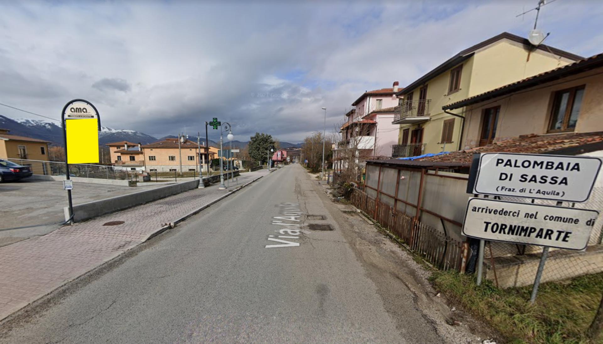 Impianto PALINA a Tornimparte, in zona Farmacia Marchi Gioacchino