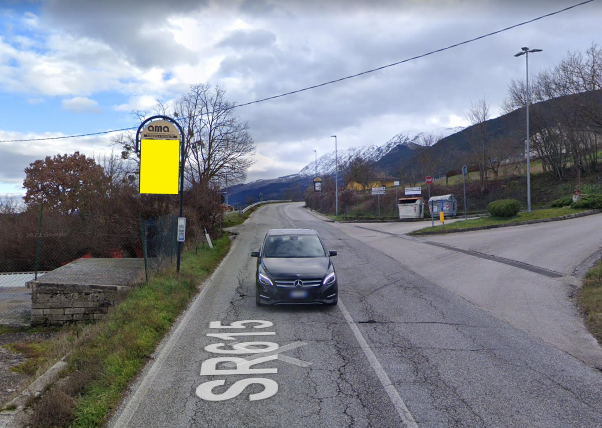 Impianto PALINA a L'Aquila, in zona Osteria Corridore