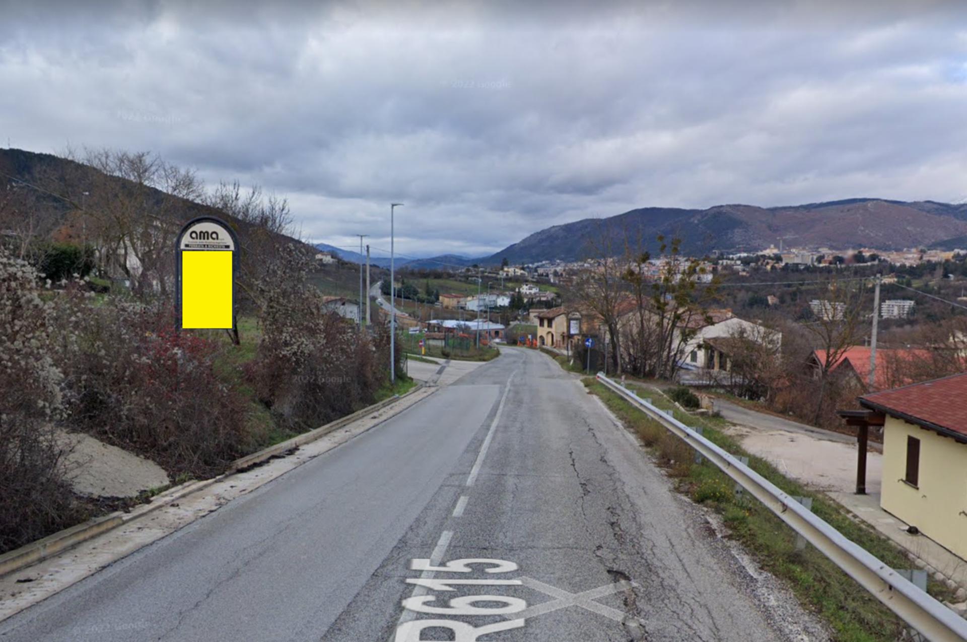 Impianto PALINA a L'Aquila, in zona Osteria Corridore