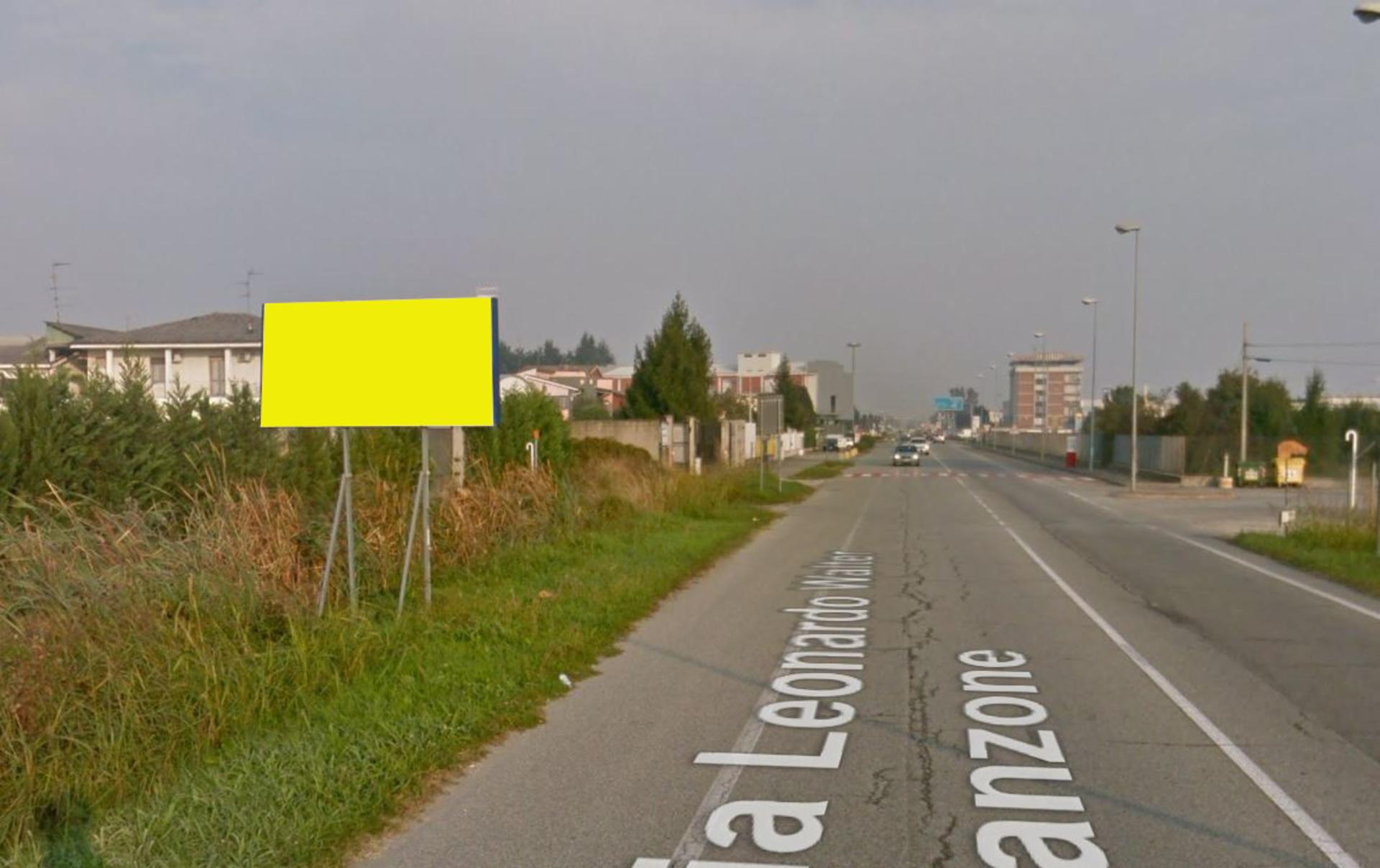 Impianto CARTELLONISTICA a Vercelli, in zona Via W. Manzone (ex Siver)