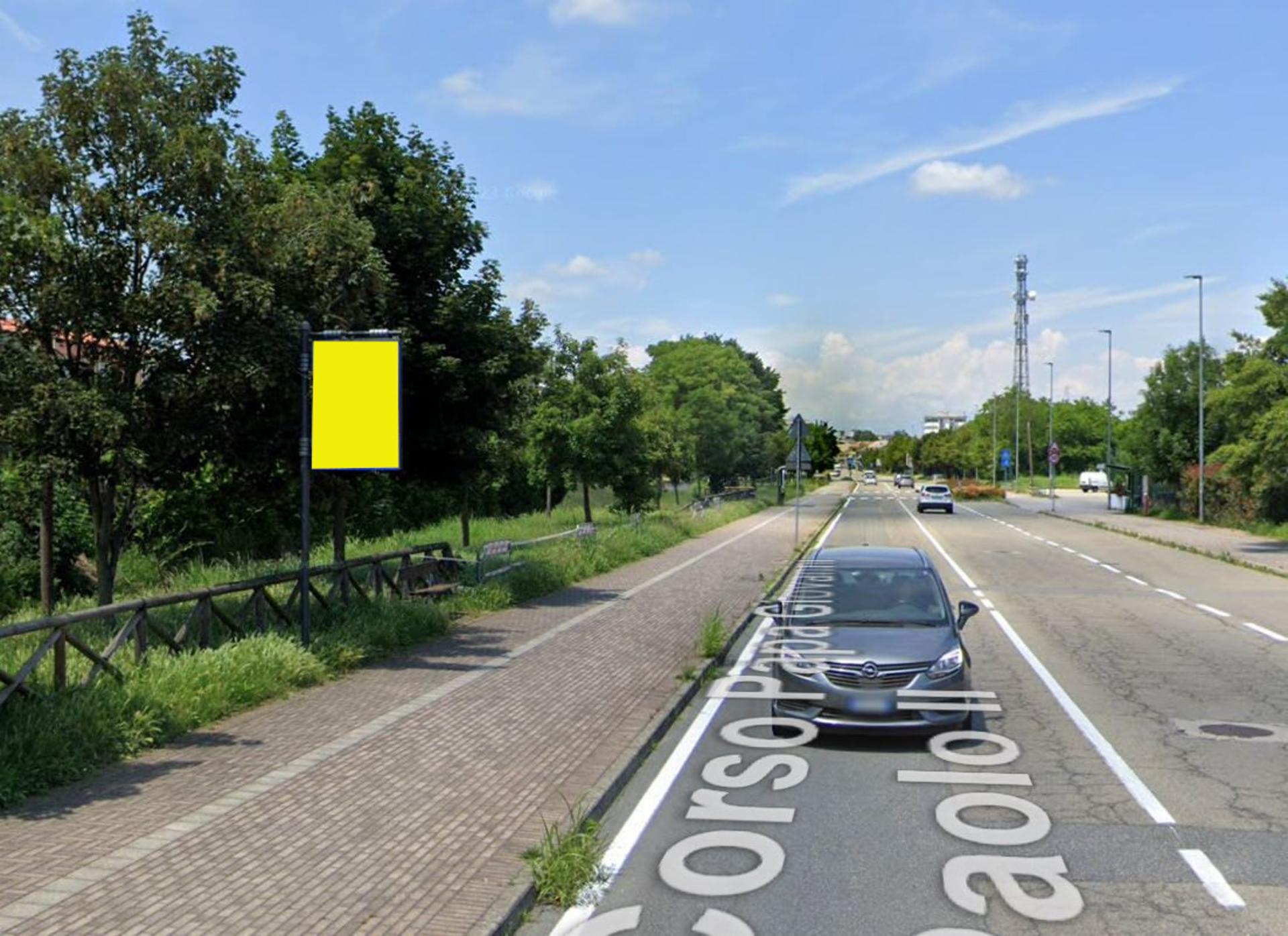 Impianto CARTELLONISTICA a Vercelli, in zona Il Cascinale