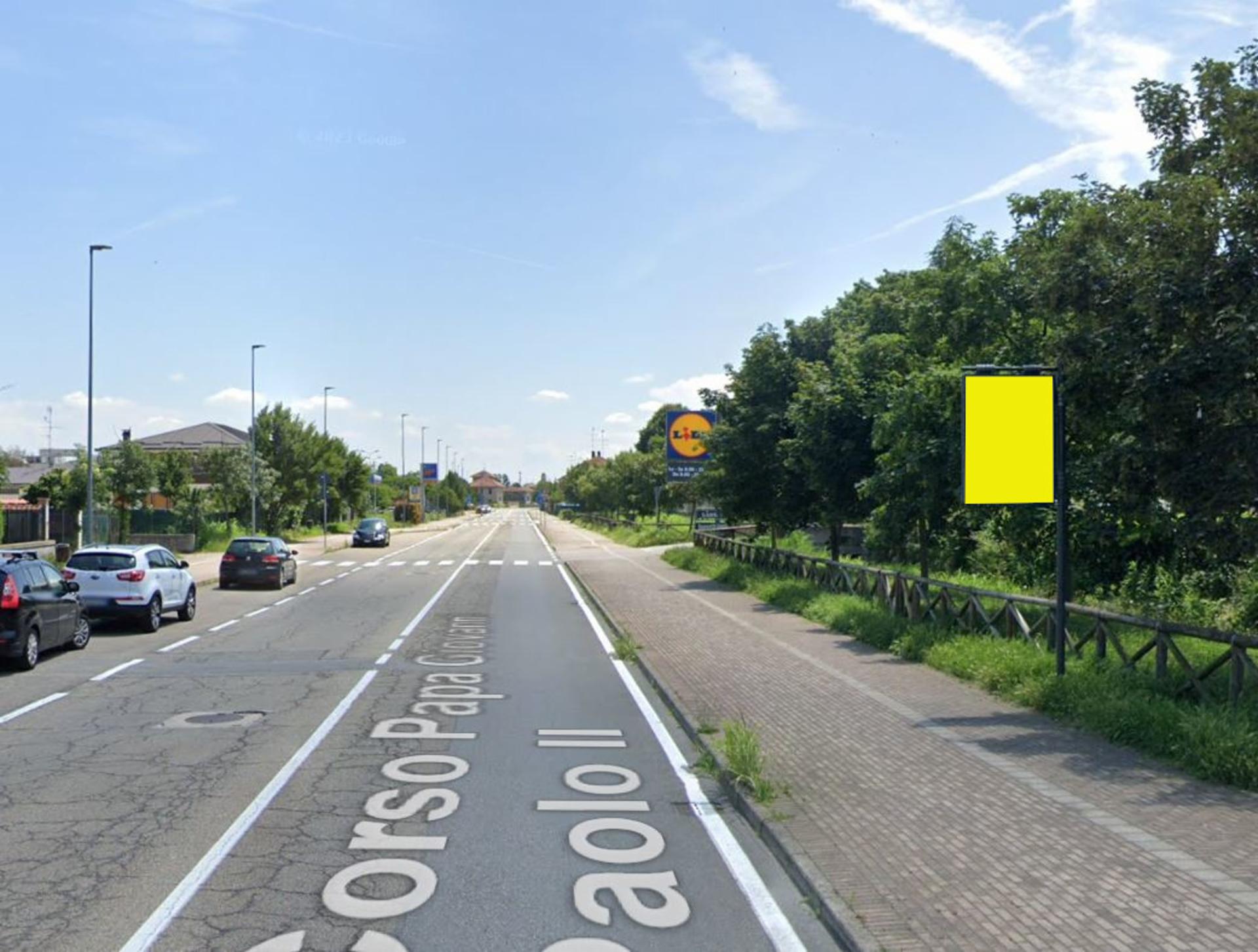 Impianto CARTELLONISTICA a Vercelli, in zona Il Cascinale