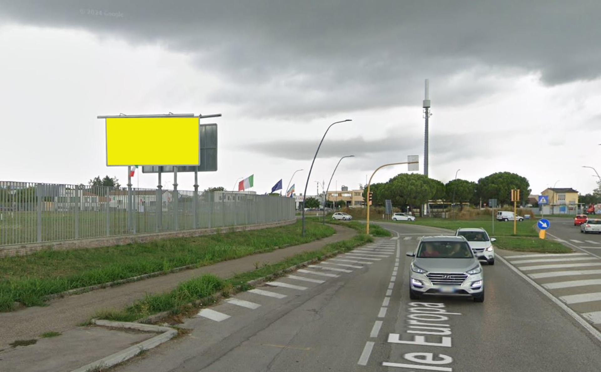 Impianto a Viale Europa m 61 da rotonda Danimarca  Ravenna