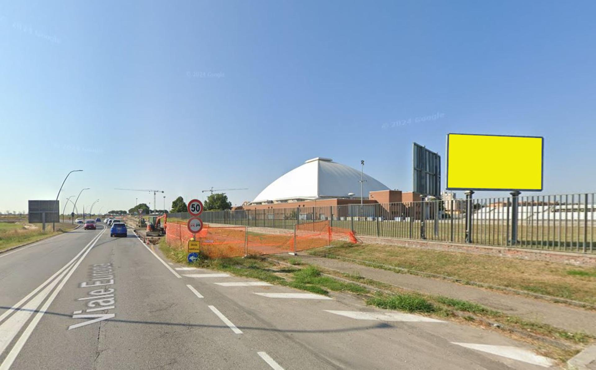 Impianto a Viale Europa m 120 prima di Via Travaglini  Ravenna