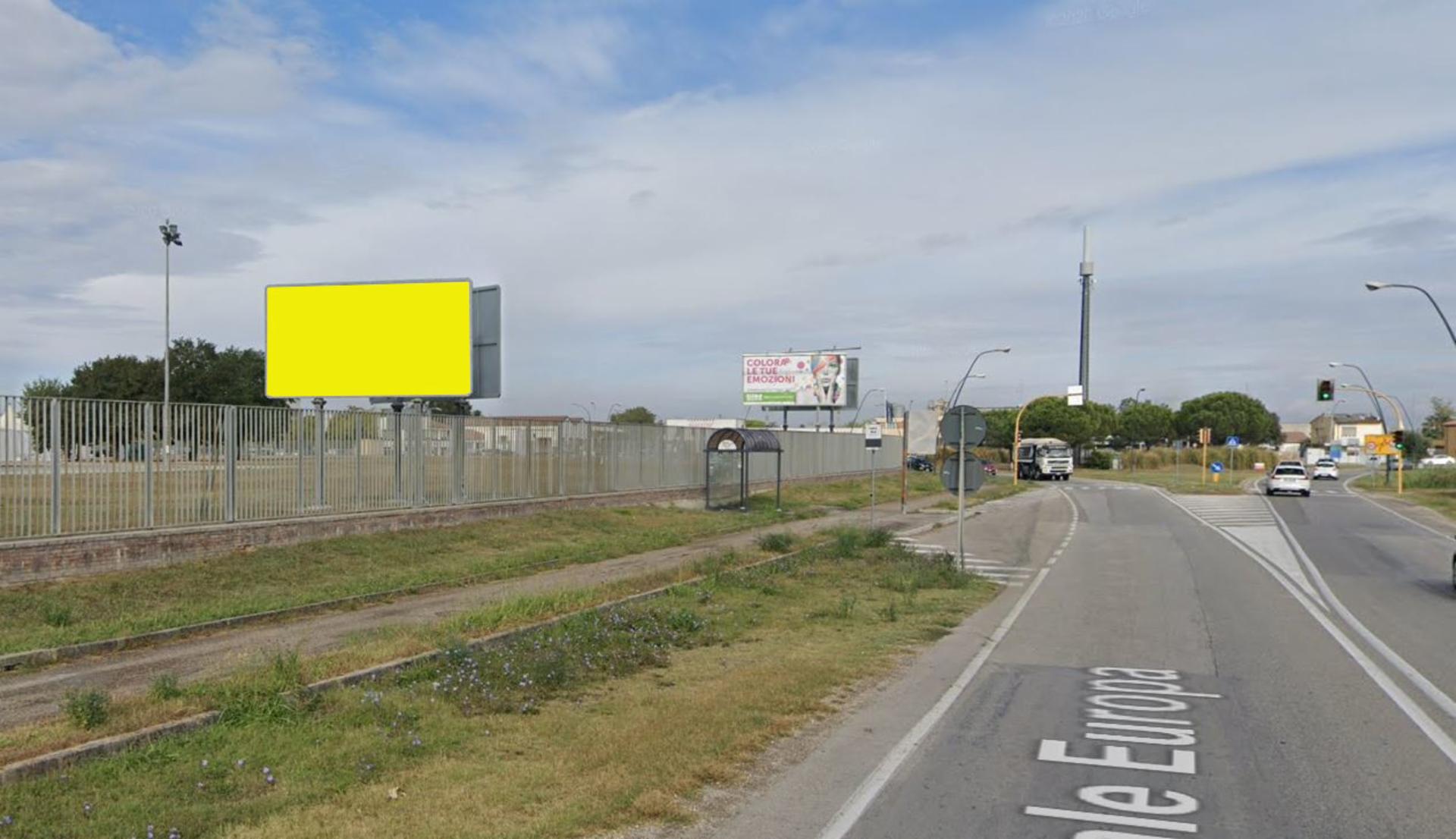 Impianto a Viale Europa m 125 da Via Travaglini  Ravenna