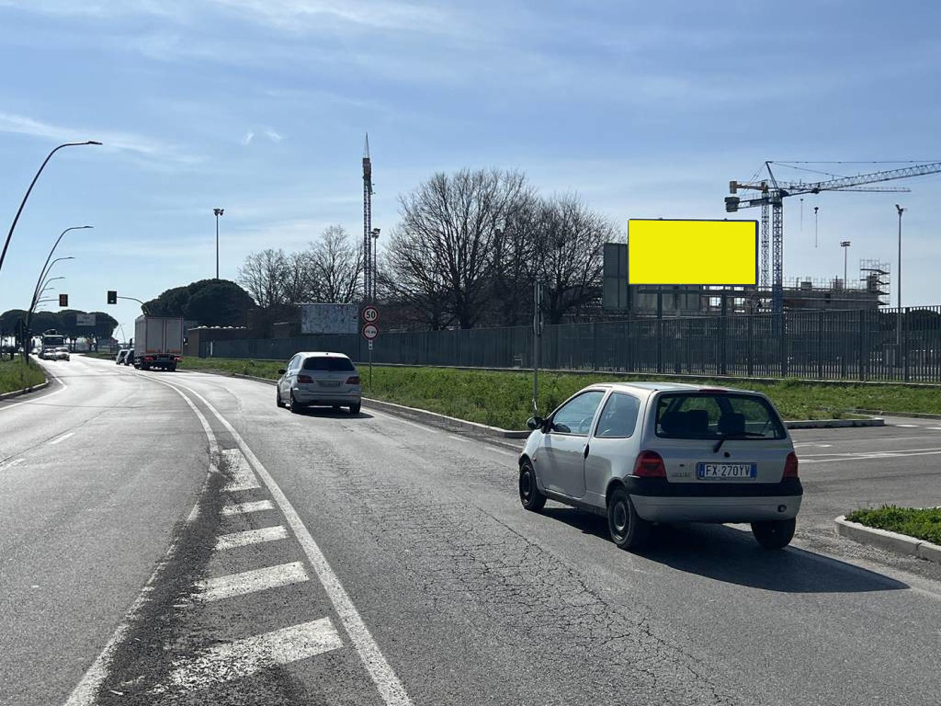 Impianto a Viale Europa m 80 dopo Via Travaglini  Ravenna