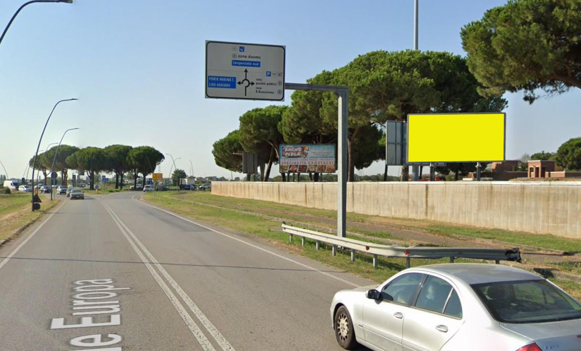 Impianto a Viale Europa m 105 prima di rotonda Francia  Ravenna