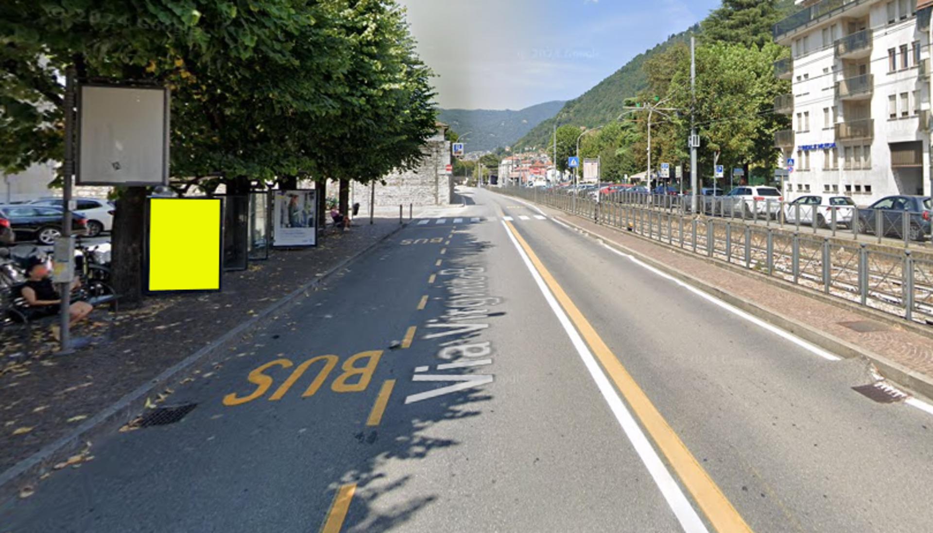 Impianto PENSILINA a Como, in zona Pennacchioli