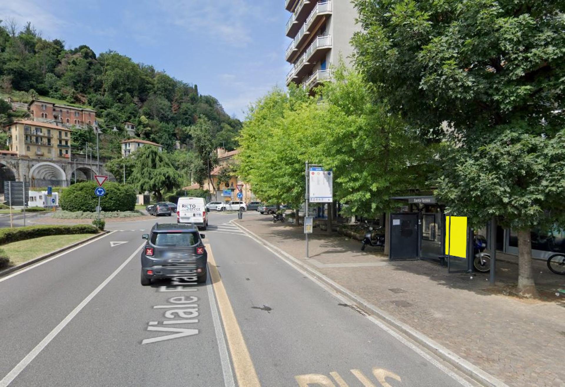 Impianto PENSILINA a Como, in zona La Parigina