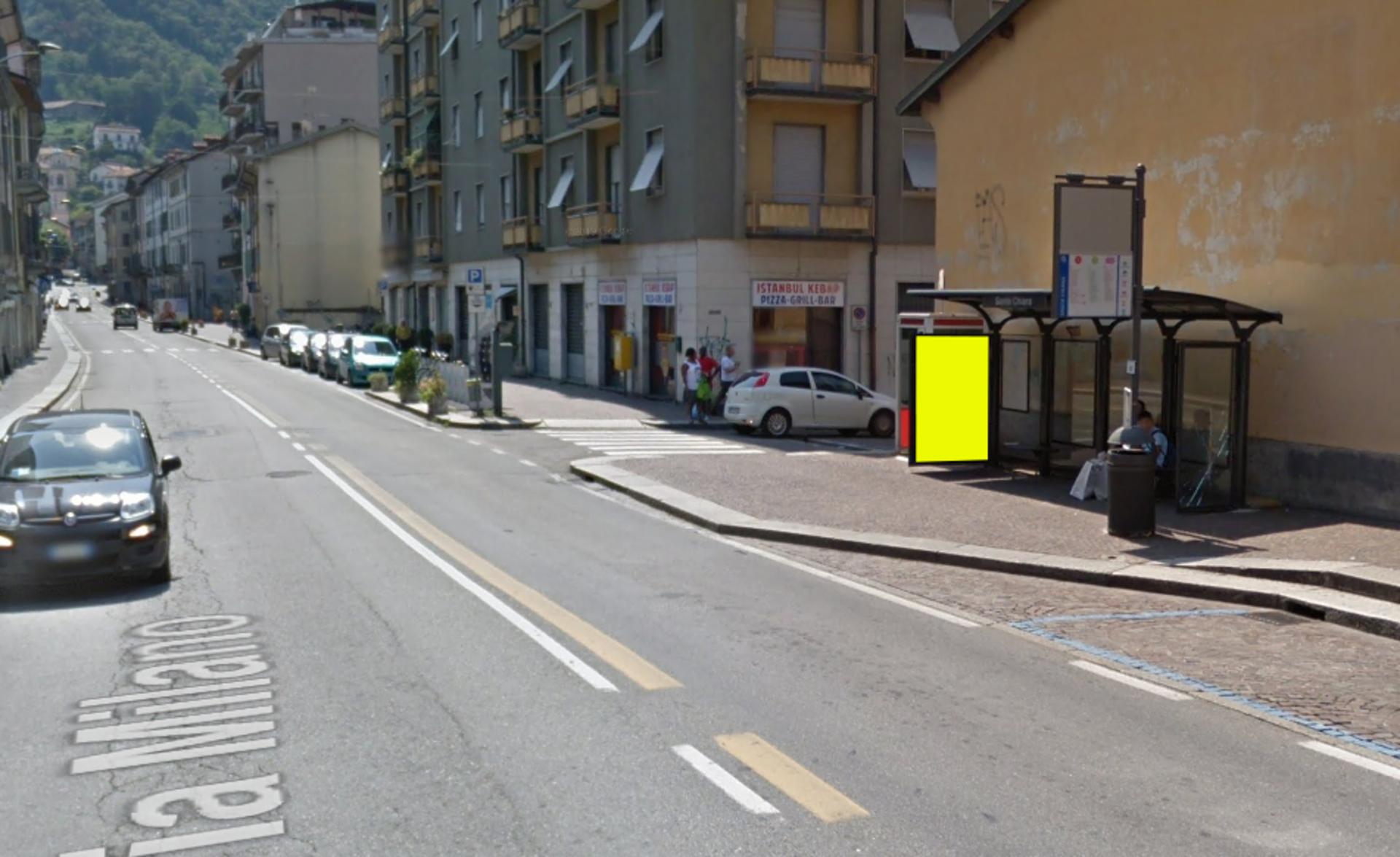 Impianto PENSILINA a Como, in zona Tosetti Sposi