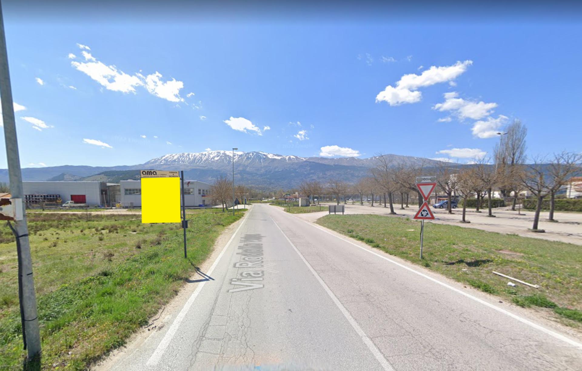 Impianto PALINA a L'Aquila, in zona EuroSpin