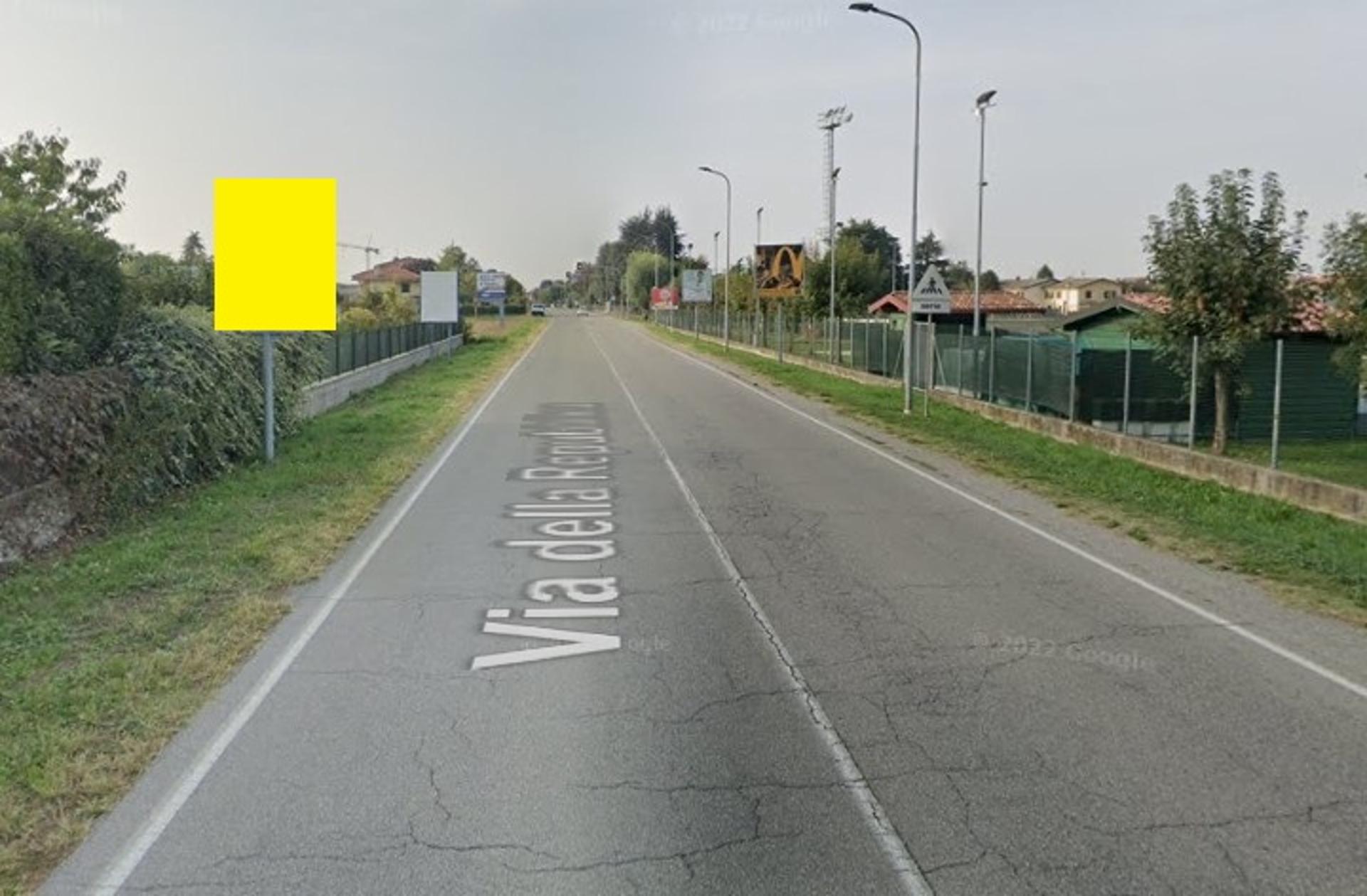 Impianto CARTELLONISTICA a Castelli Calepio, in zona scuola elementare
