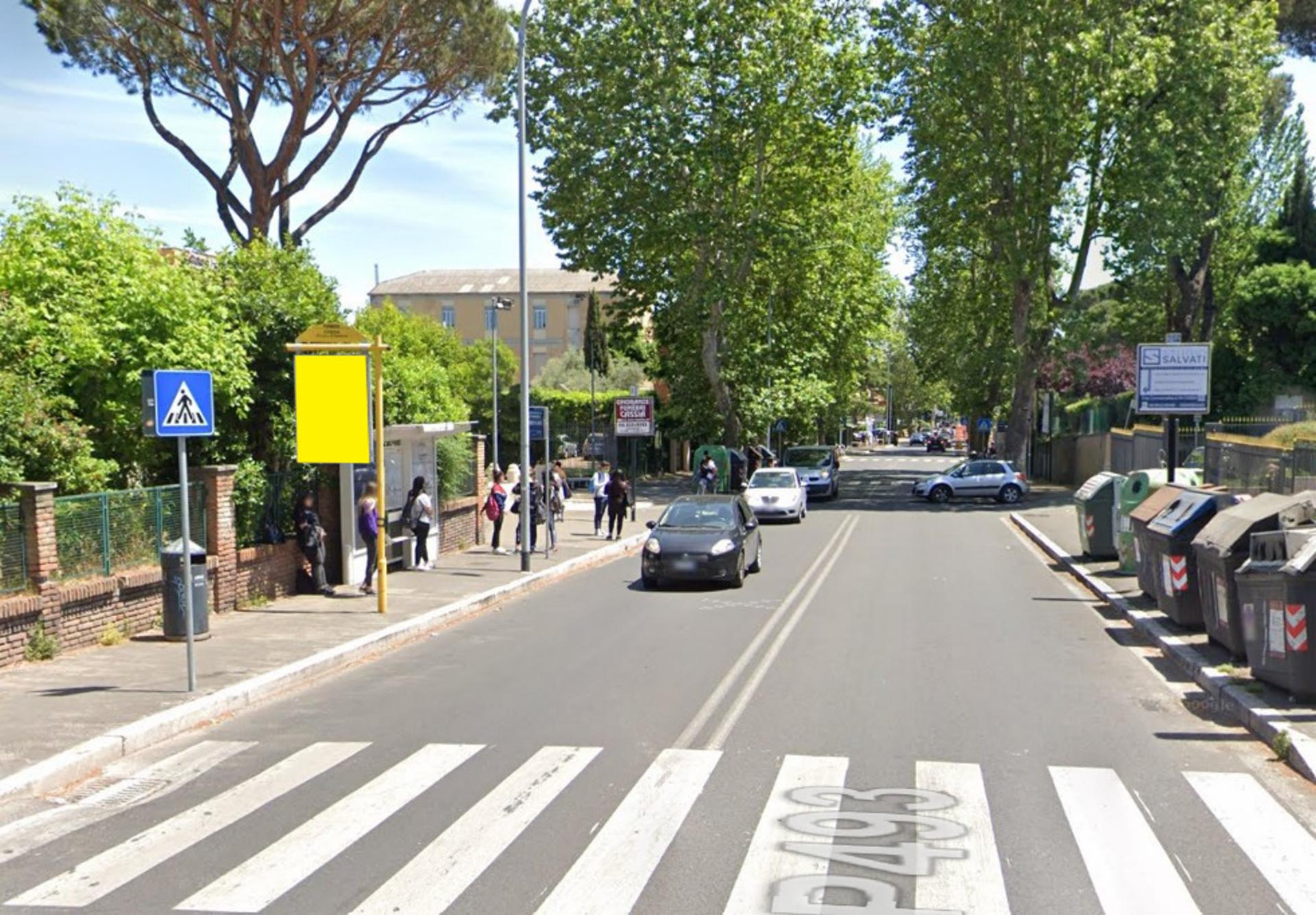 Impianto a VIA CASSIA 25 M. DOPO SBOCCO VIA TOMBA DI NERONE PR. CIV. 734  (*)  Roma