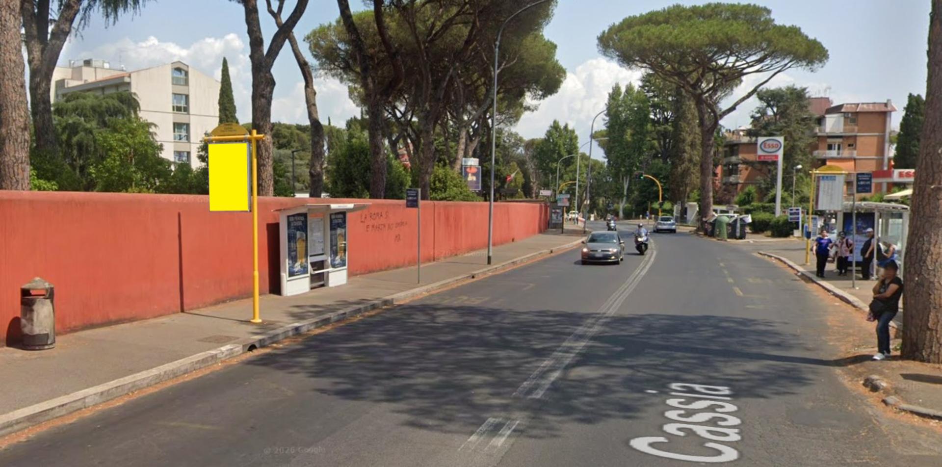 Impianto a VIA CASSIA 30 METRI PRIMA VIA DUE PONTI (*)  Roma