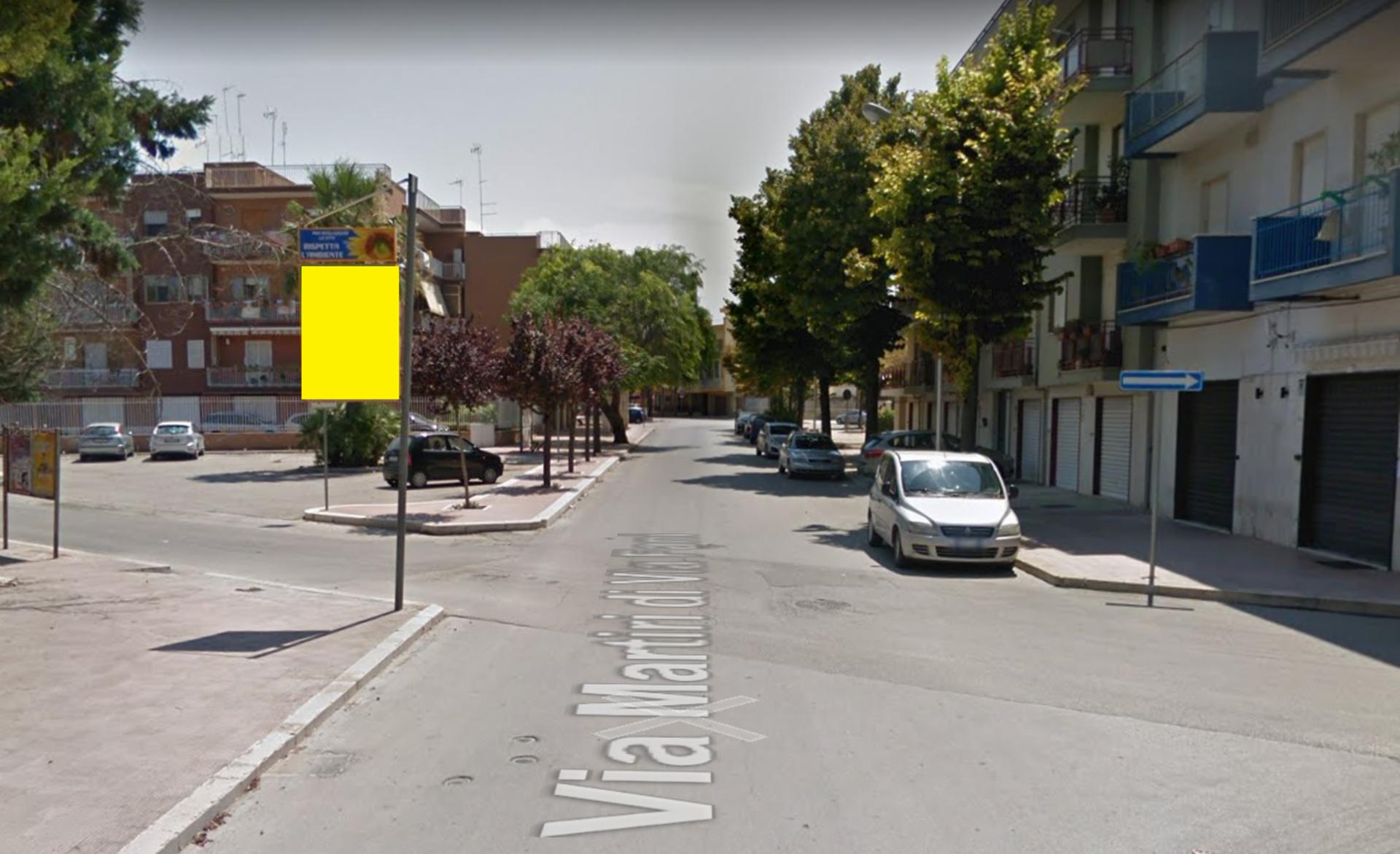 Impianto PALINA a Trinitapoli, in zona Villa Comunale Guglielmo Marconi