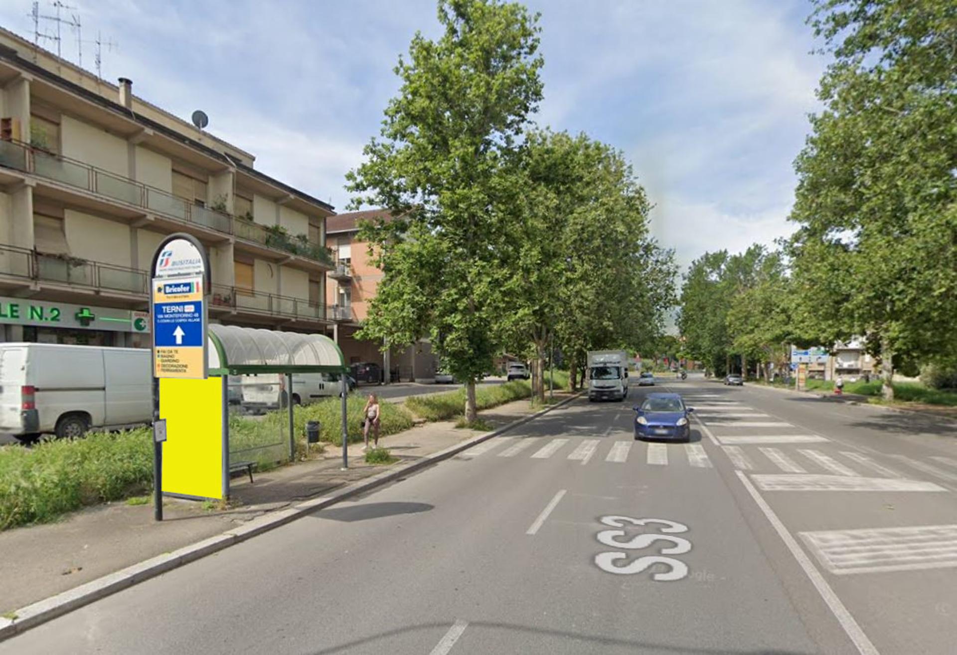 Impianto PENSILINA a Terni, in zona Cartolibreria Casagrande