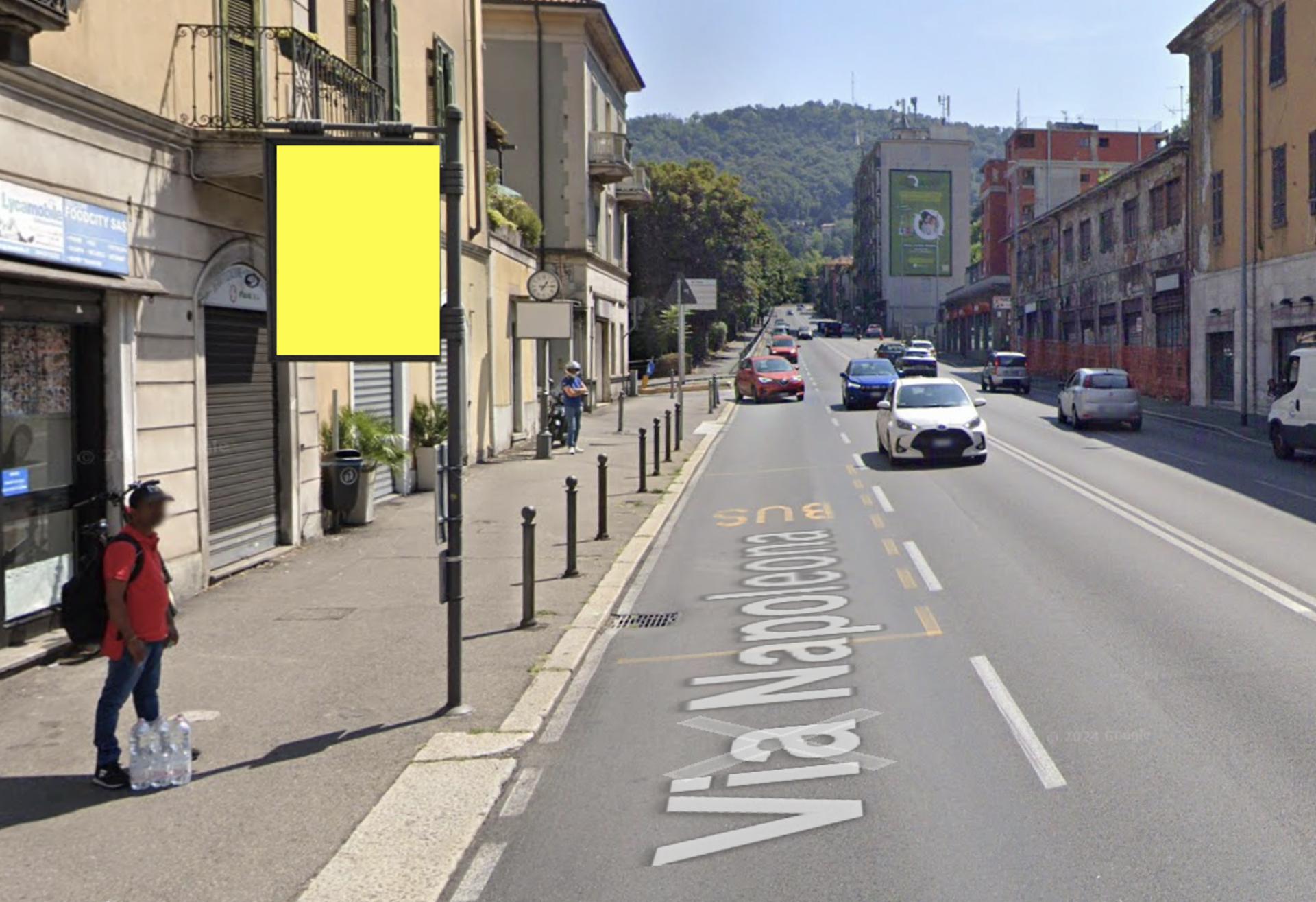 Impianto PALINA a Como, in zona Da Filippo