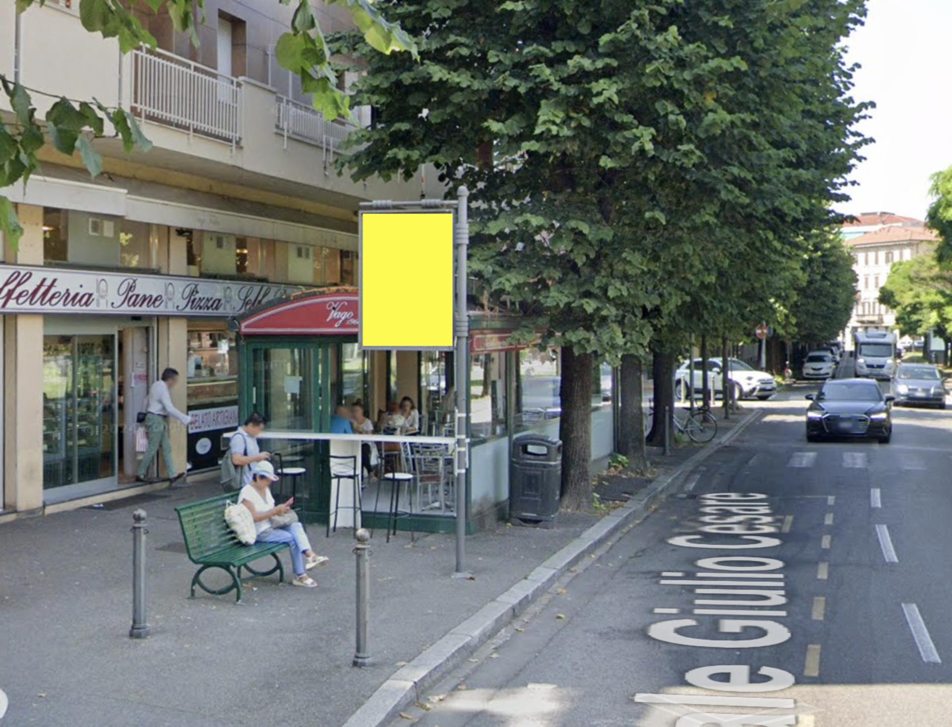 Impianto PALINA a Como, in zona Carrefour Market