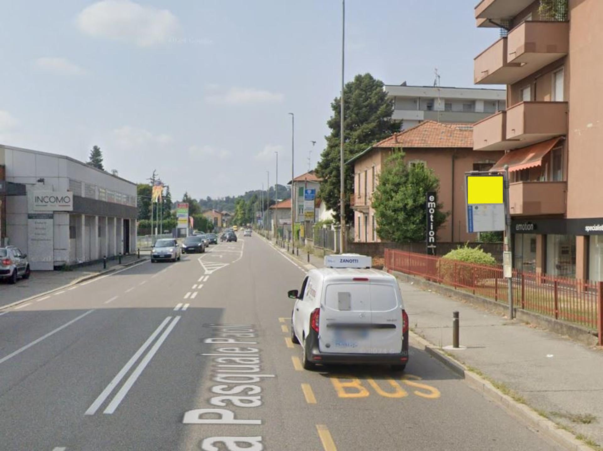 Impianto PALINA a Como, in zona ALDI