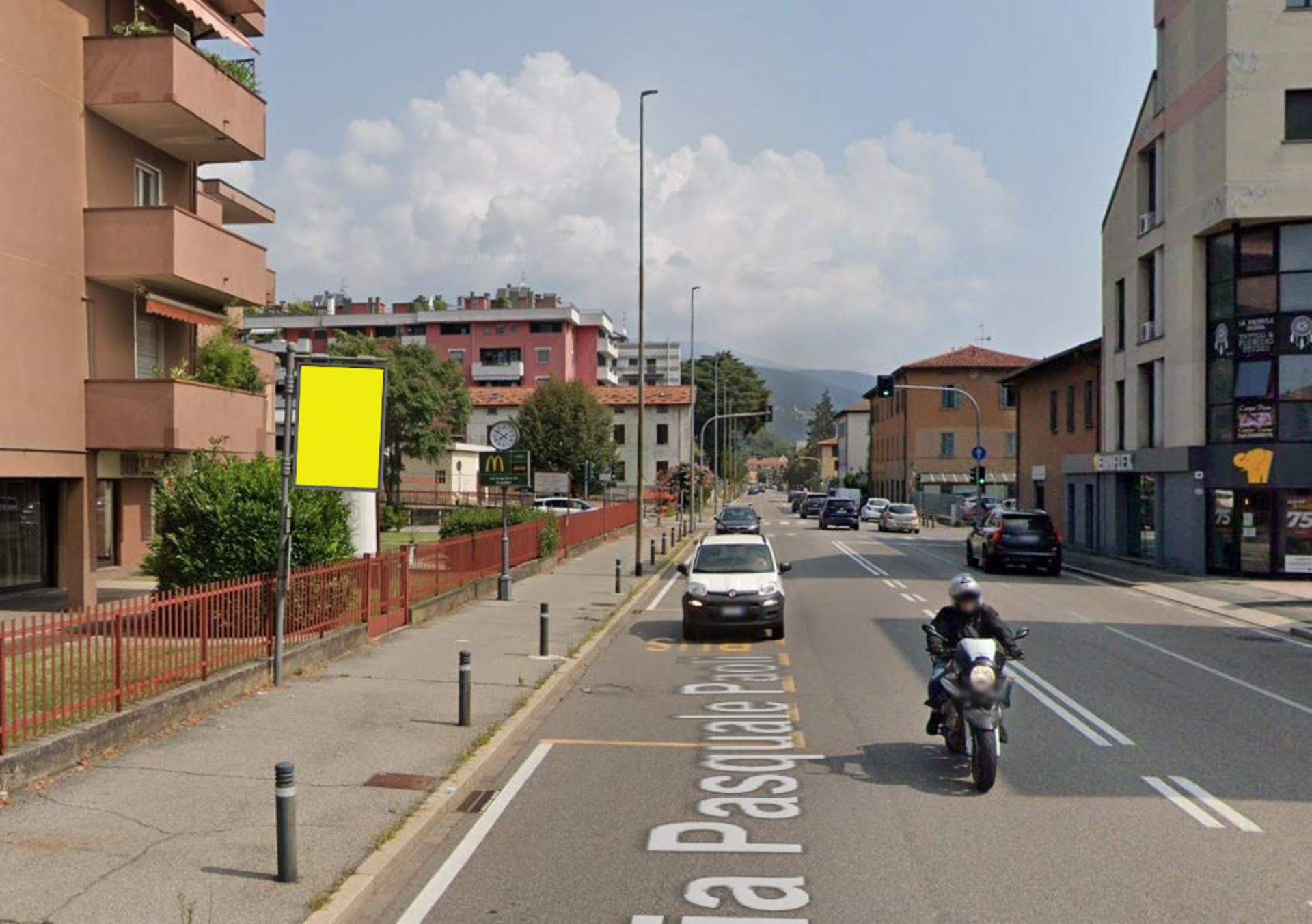Impianto PALINA a Como, in zona ALDI