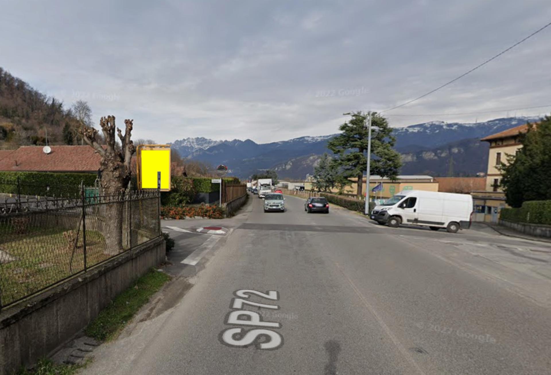 Impianto a SP.72 FRONTE VIA FORNACE LOC. BEVERATE  Brivio